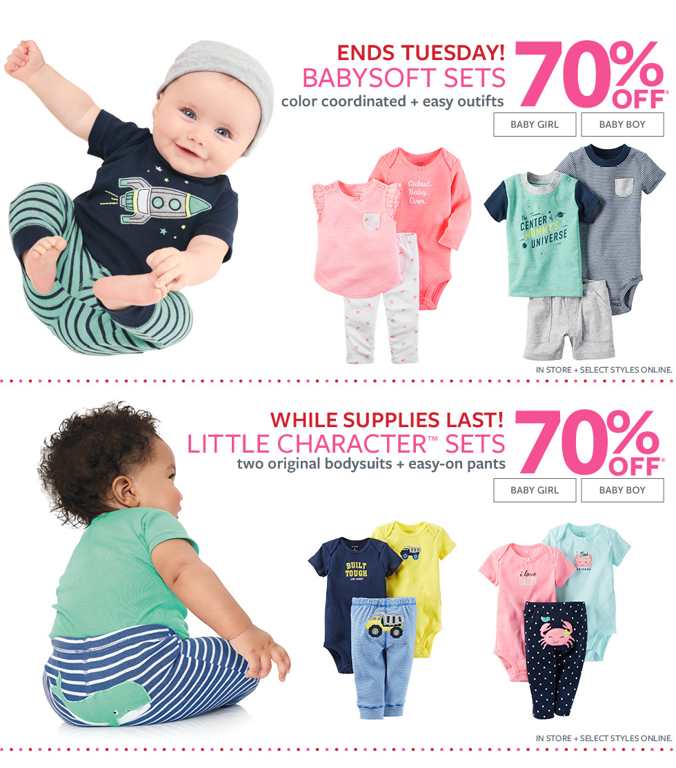 Ends Tuesday! In Store + Online While Supplies Last! Exclusive 2 Piece Jammies $6 Doorbuster