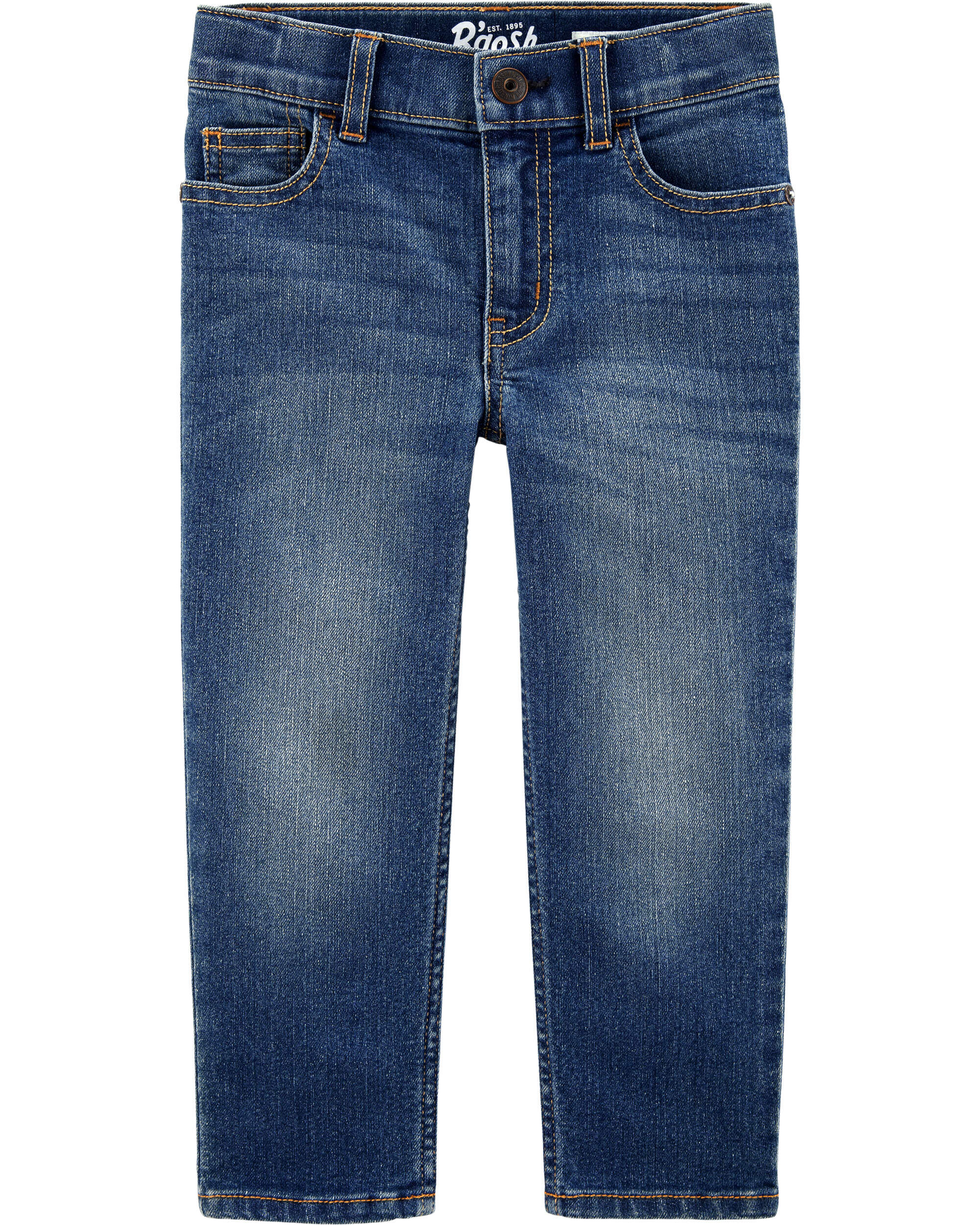 Baby Dark Blue Wash Straight-Leg Jeans