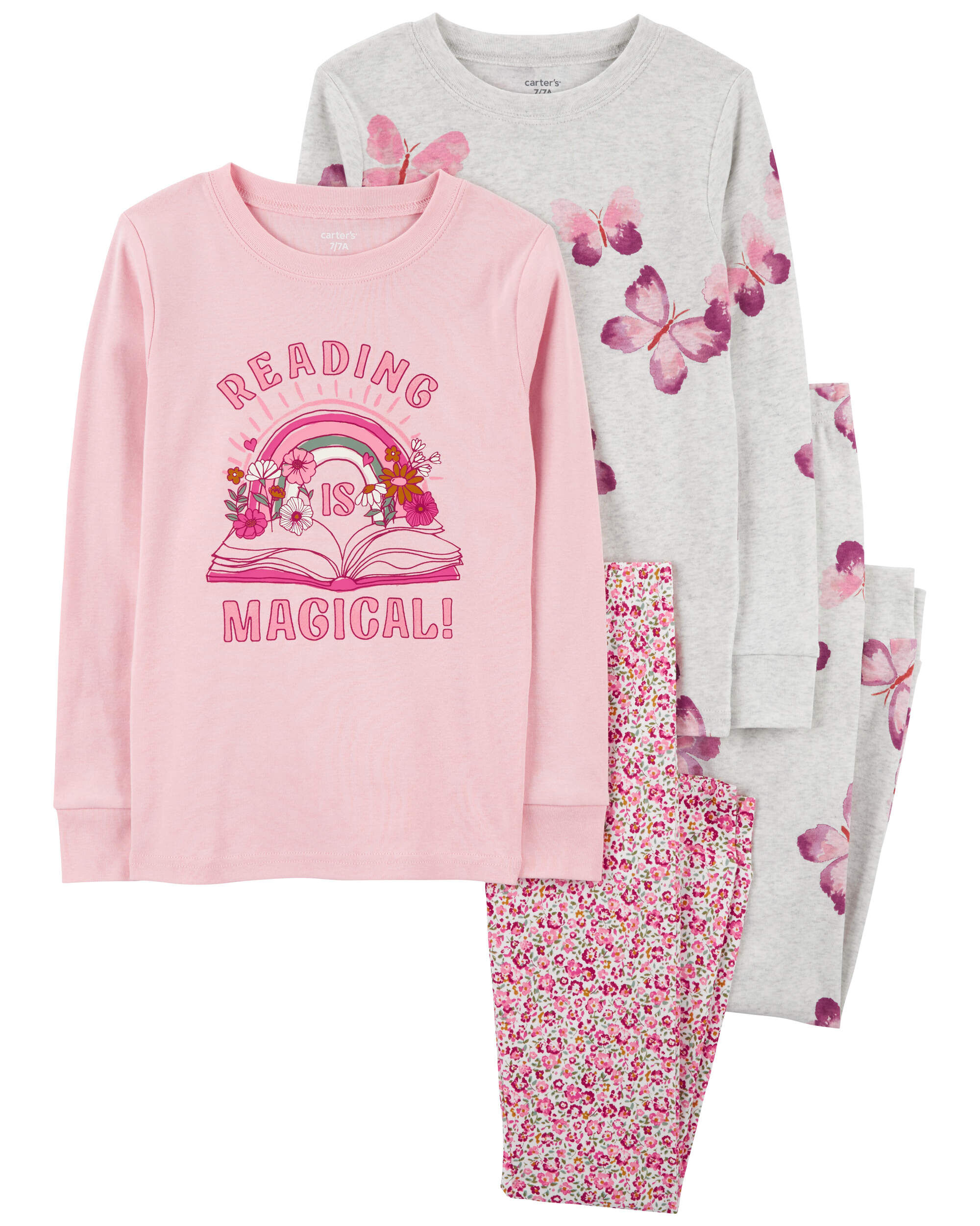 Kid 4-Piece Reading Pajamas