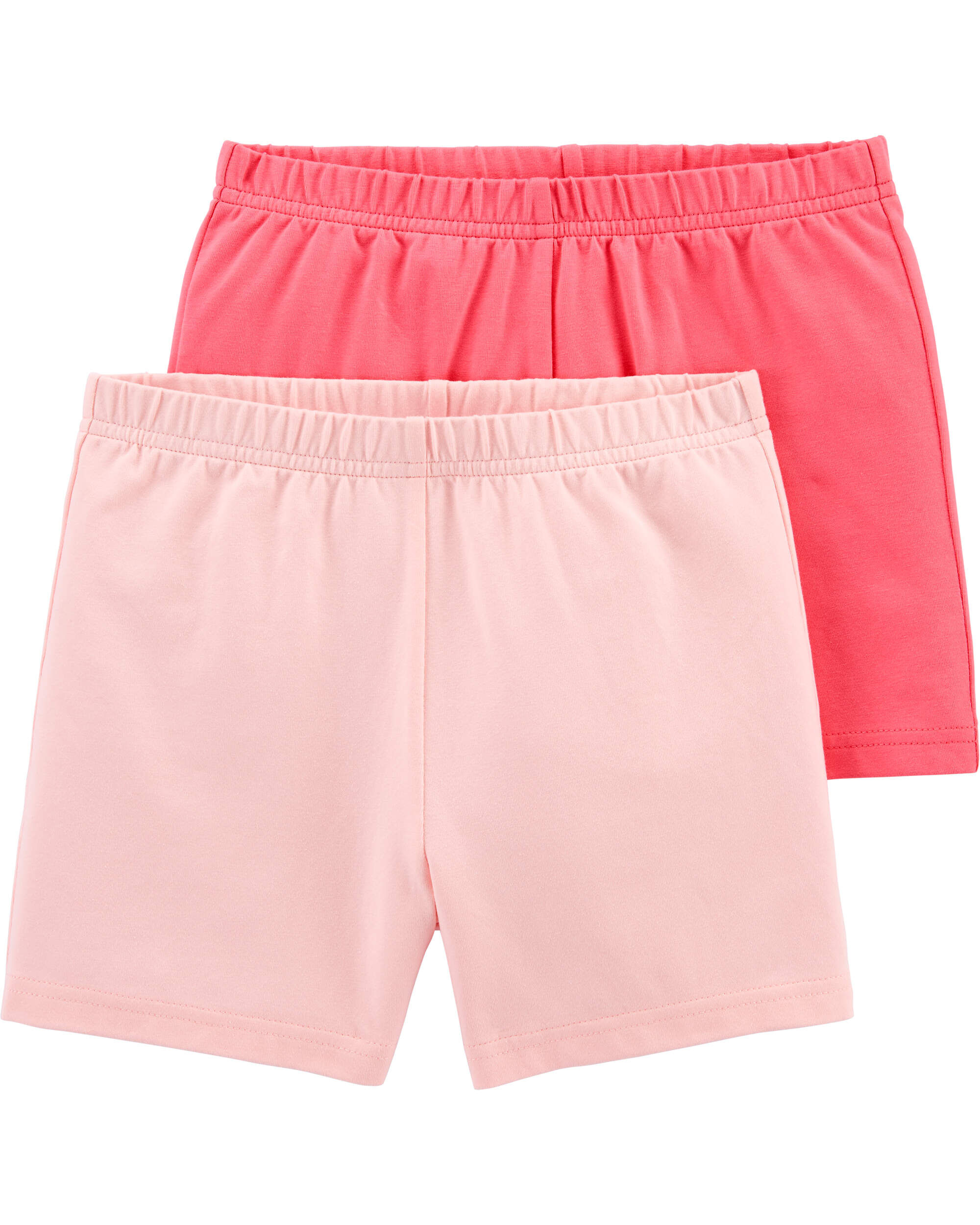 Kid 2-Pack Pink Bike Shorts