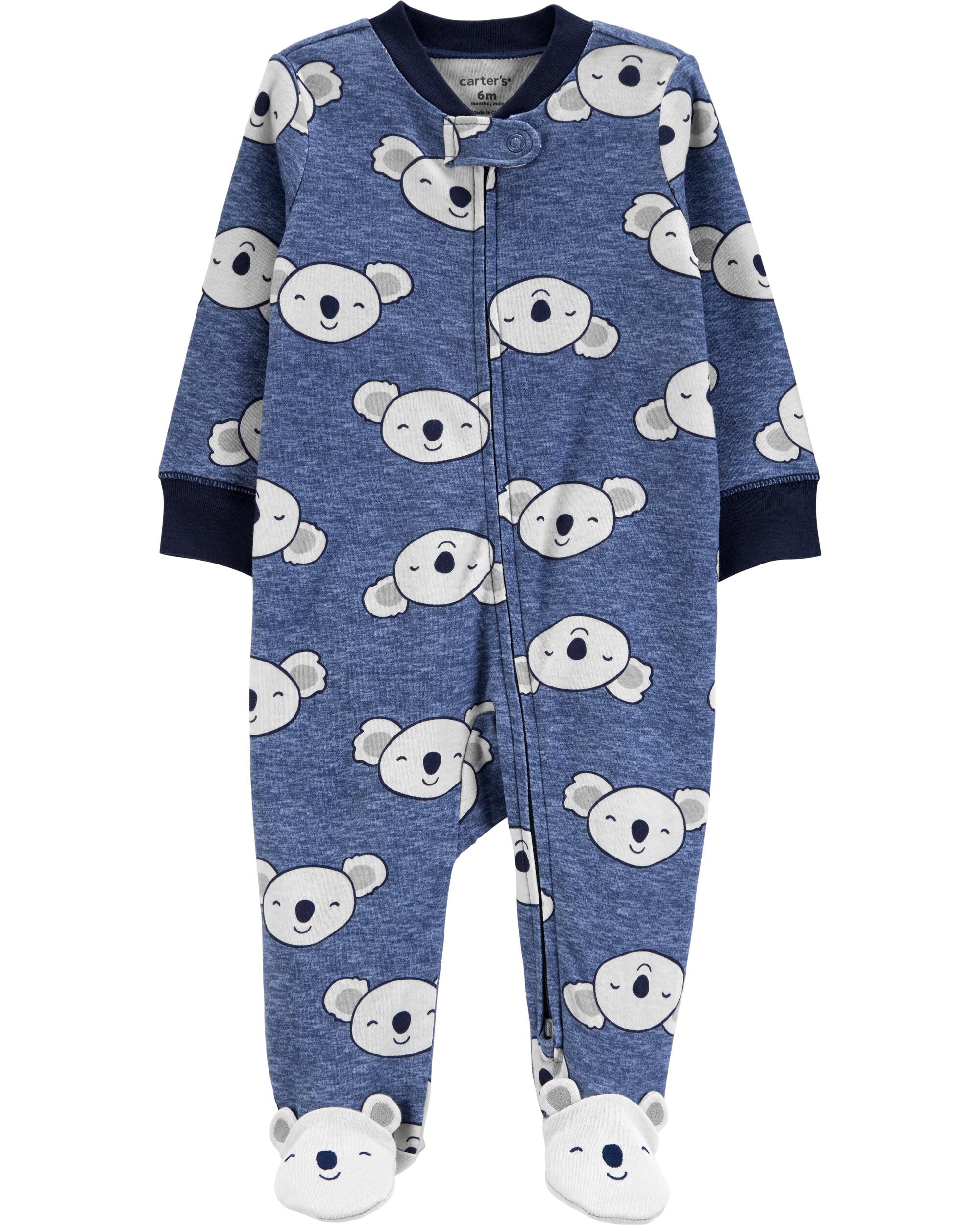 carters baby boy fleece pajamas