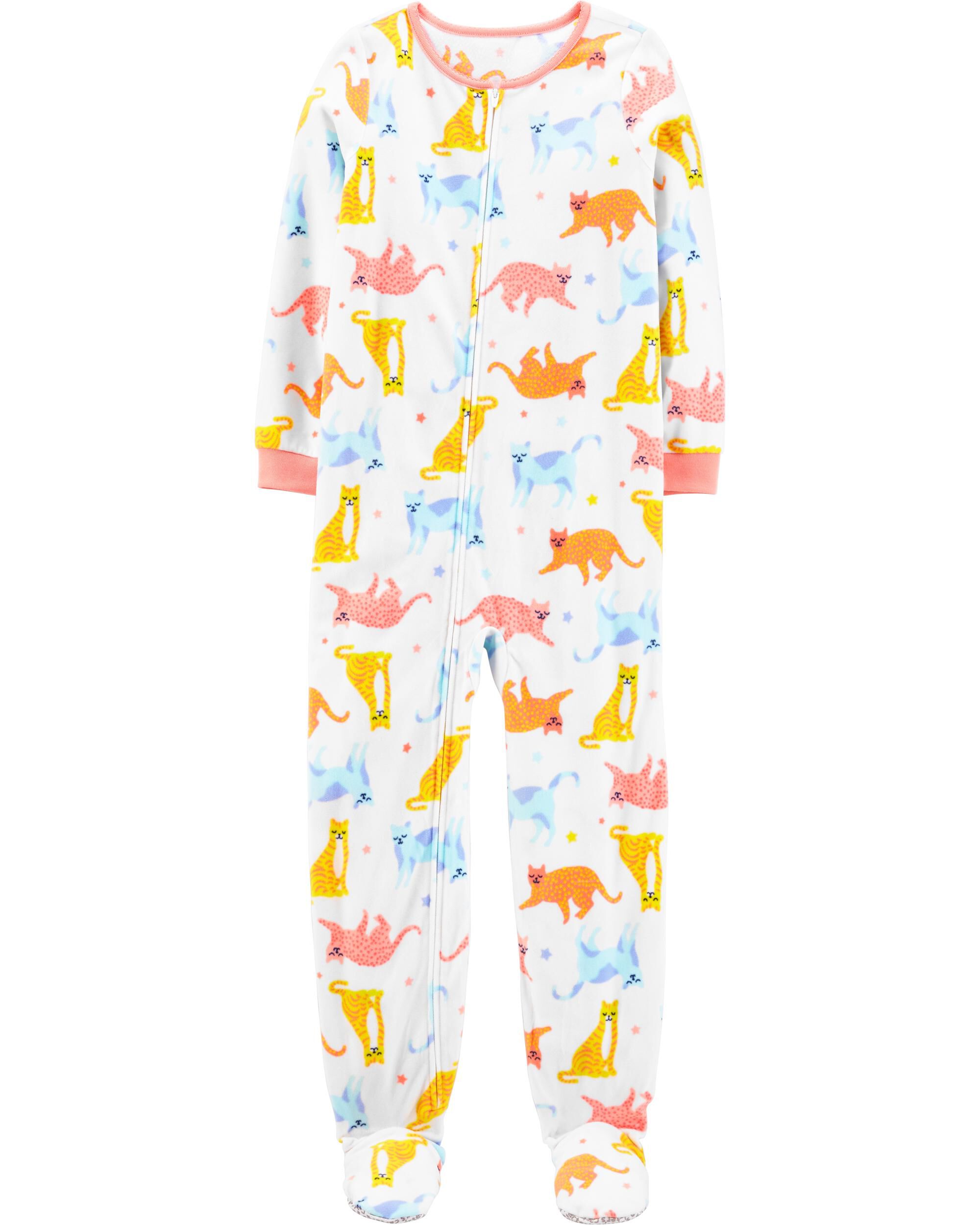 carters fleece footie pajamas