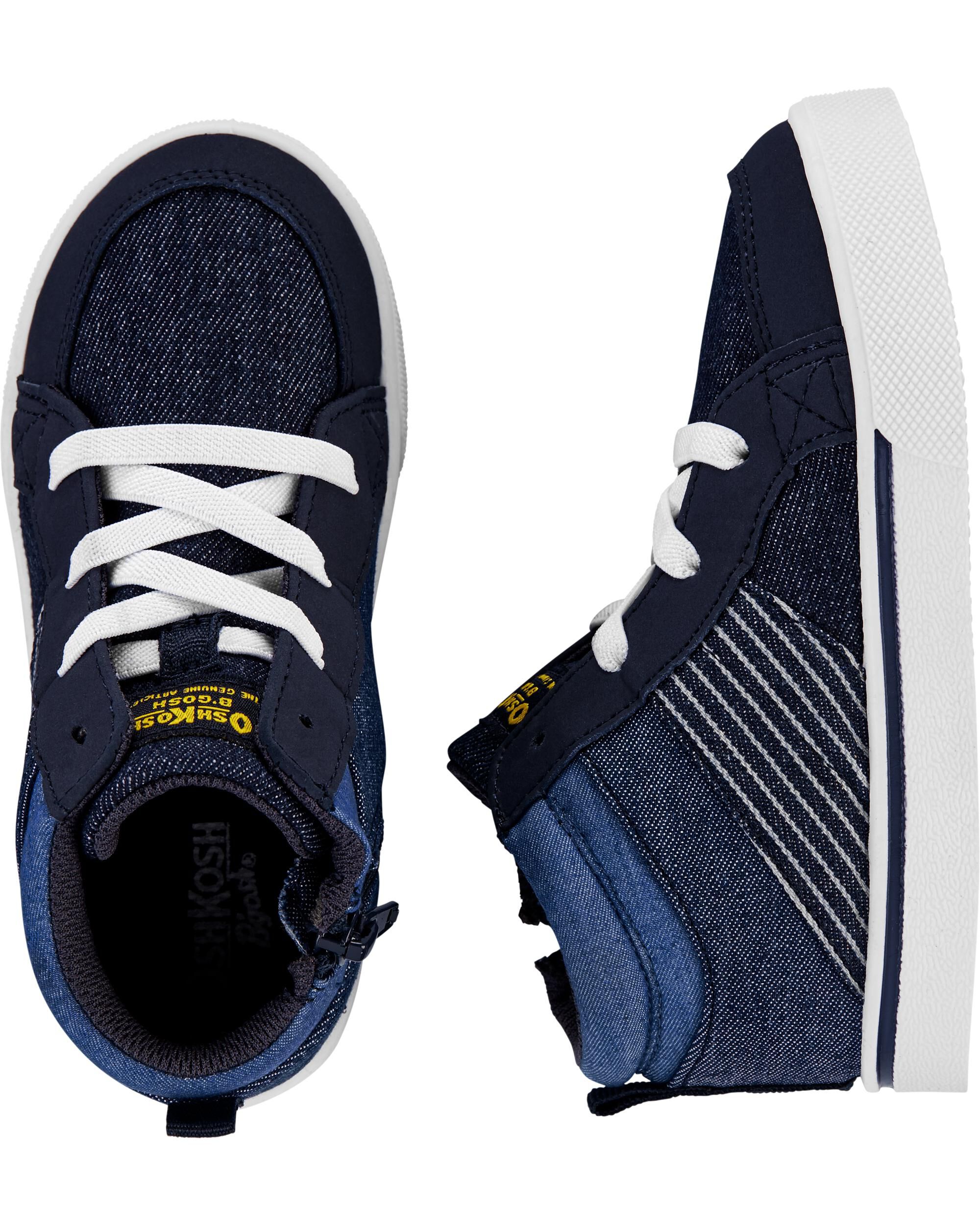 navy high shoes