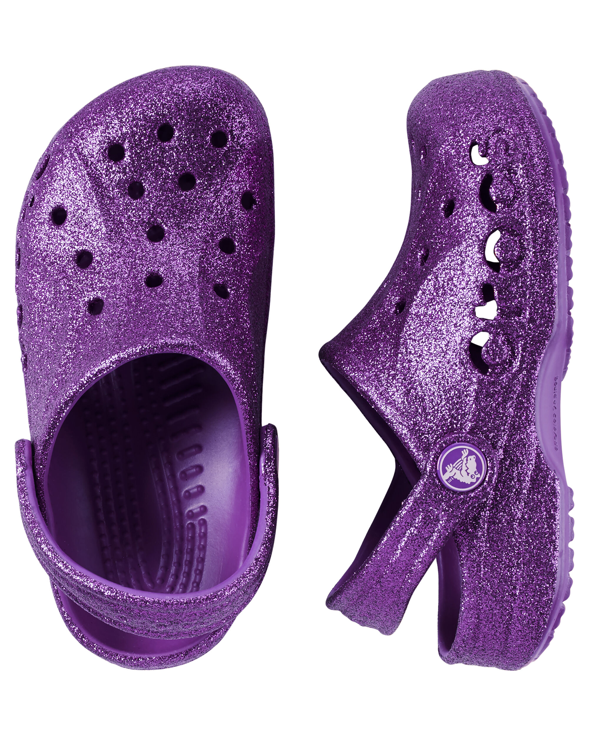 Crocs Baya Hi Glitter Clog | carters.com