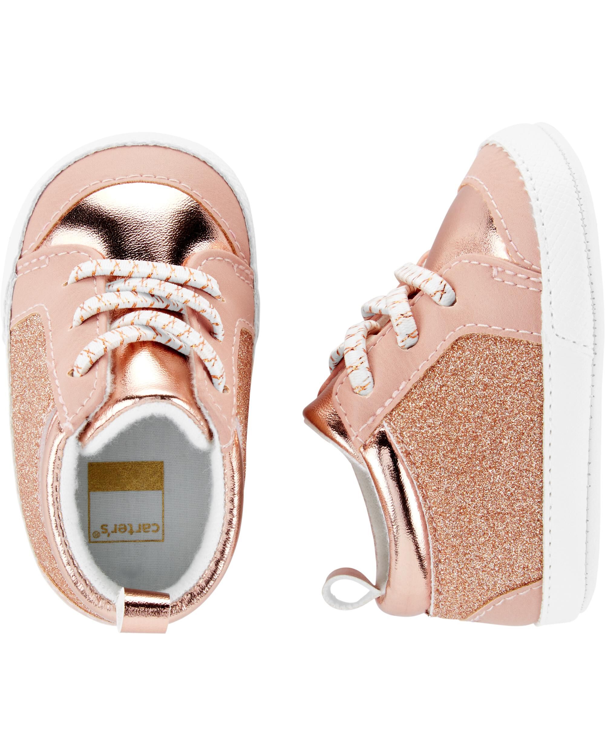 Glitter Sneaker Baby Shoes | carters 