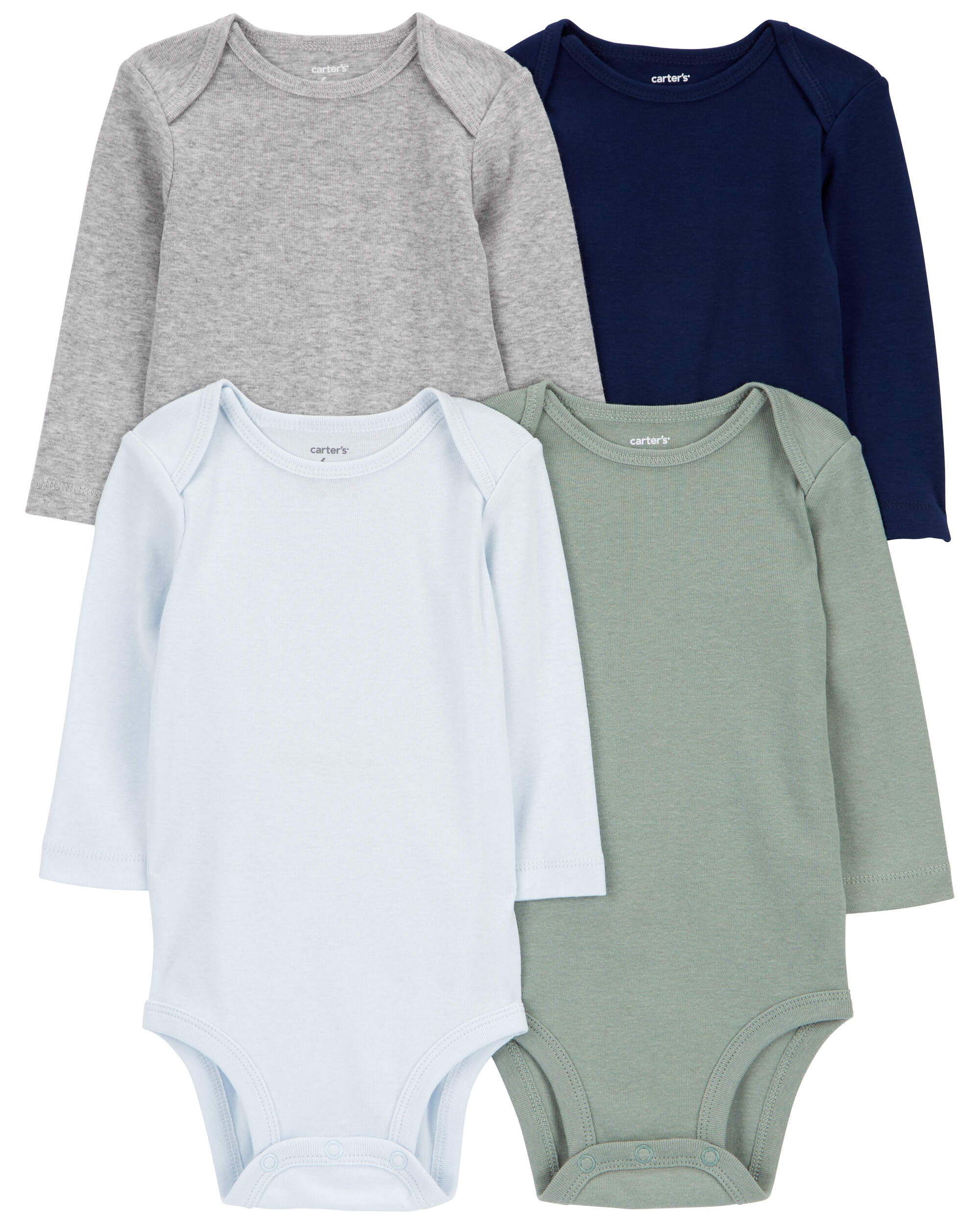 Baby 4-Pack Long-Sleeve Original Bodysuits