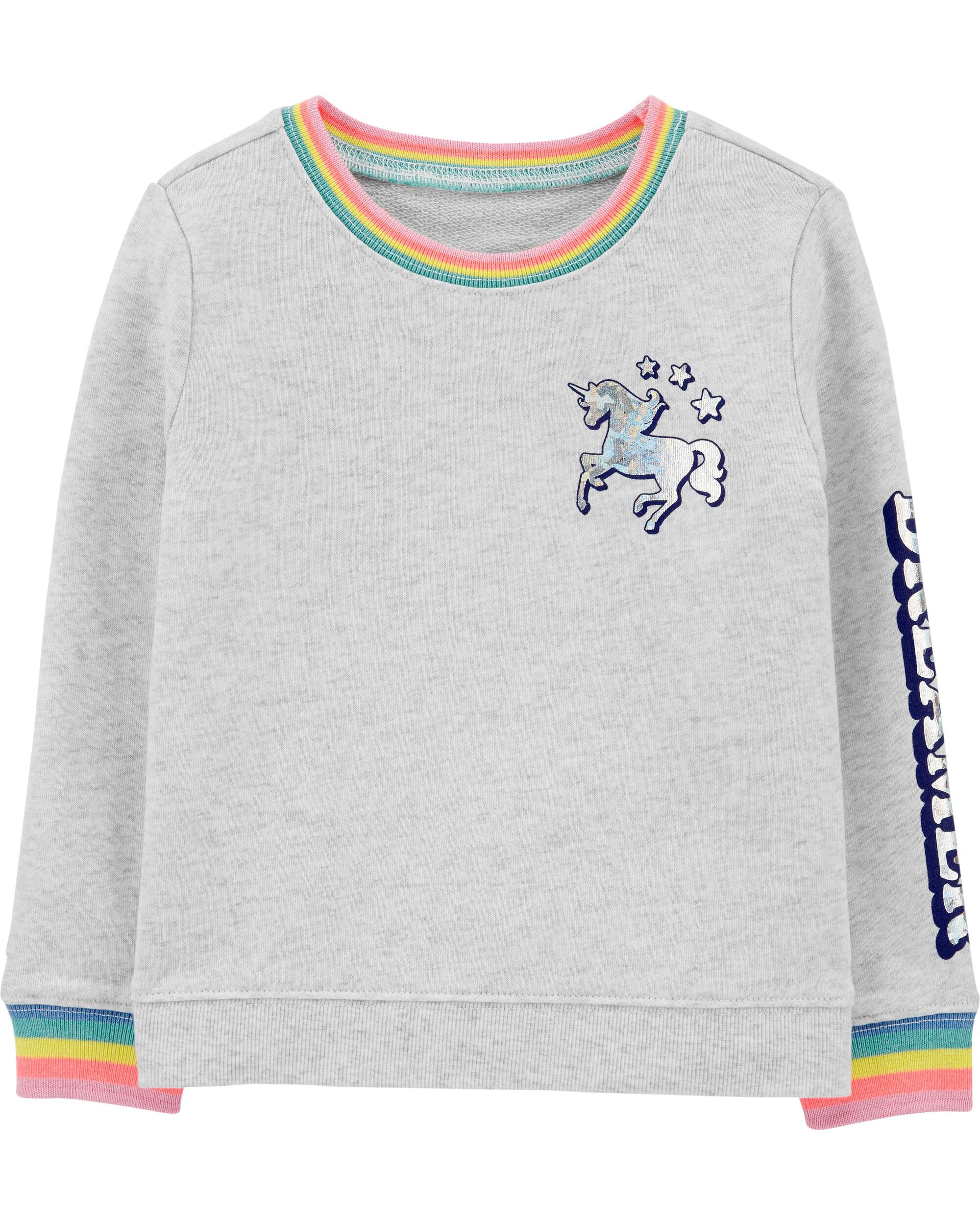 carters unicorn sweatshirt