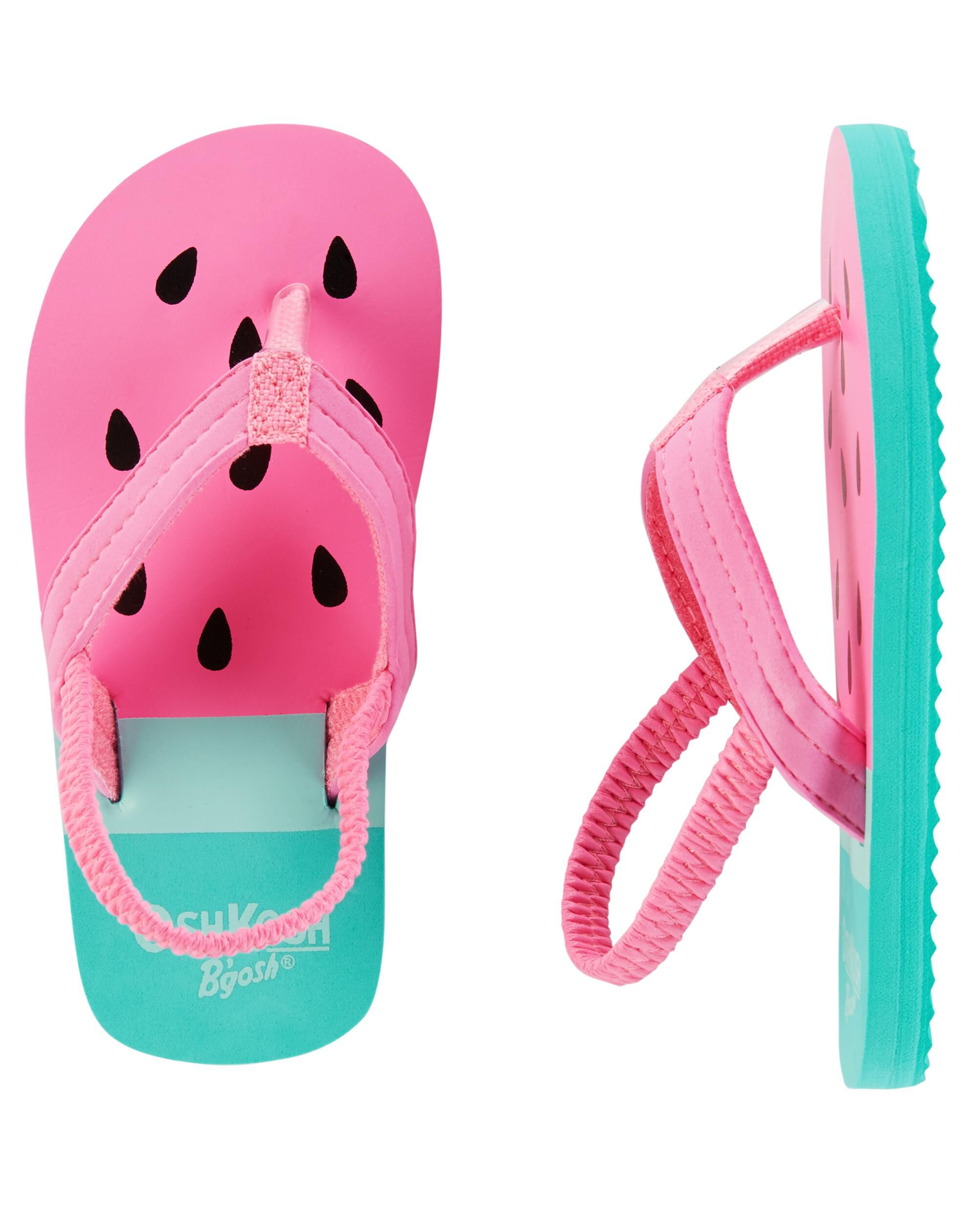 carters toddler girl flip flops