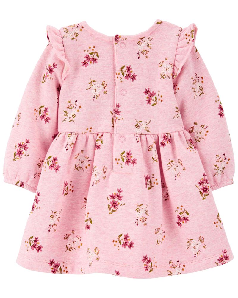 Pink Baby Cozy Fleece Dress | carters.com