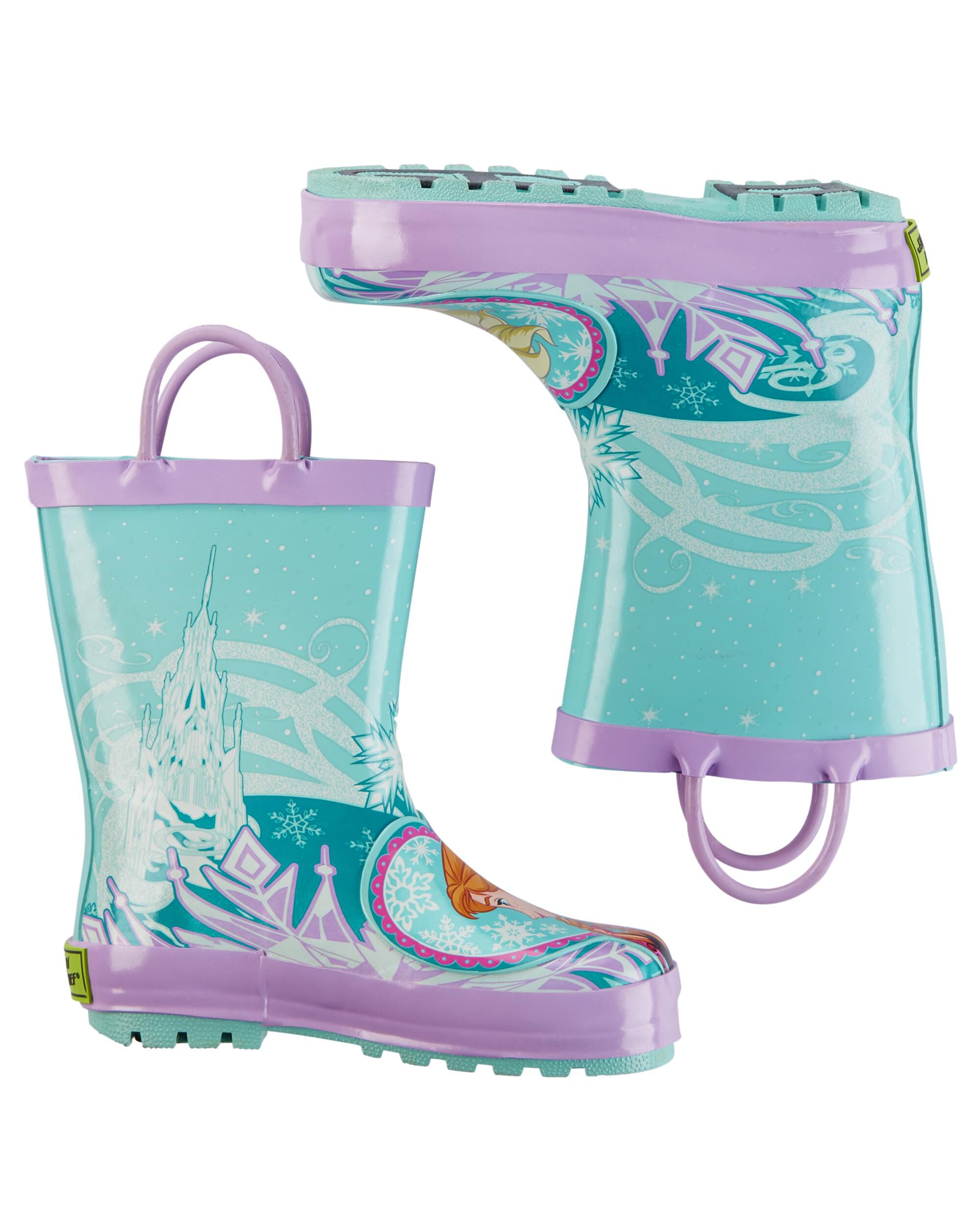 frozen rain boots