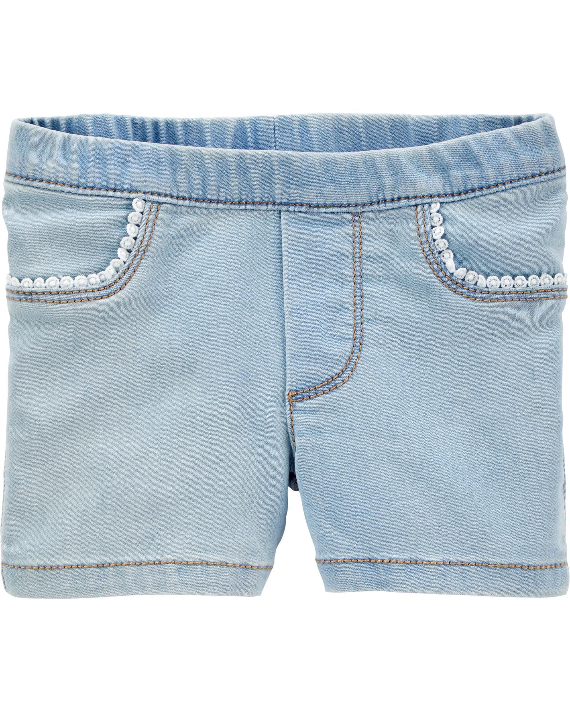 infant blue jean shorts