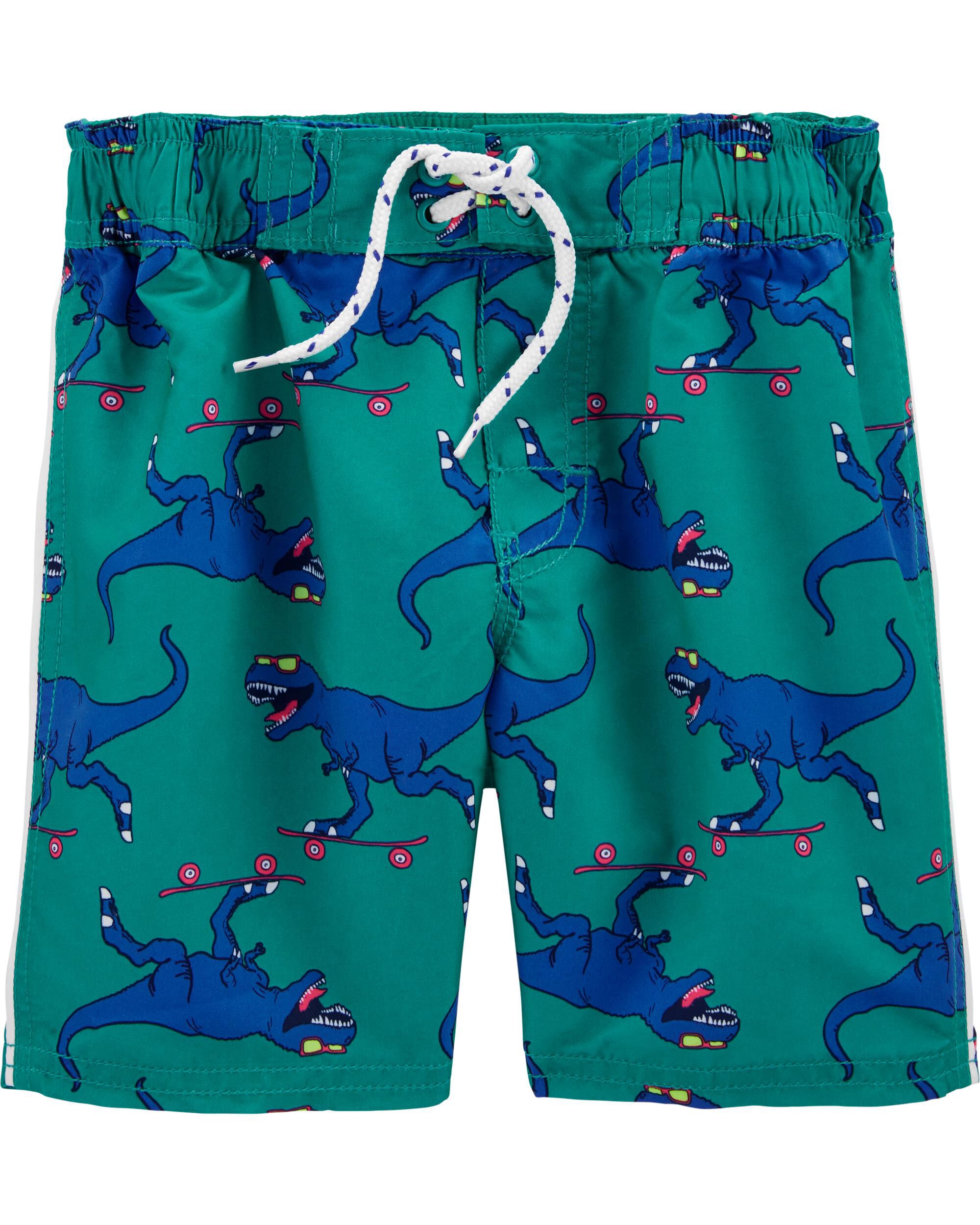 carter's dinosaur swimsuit