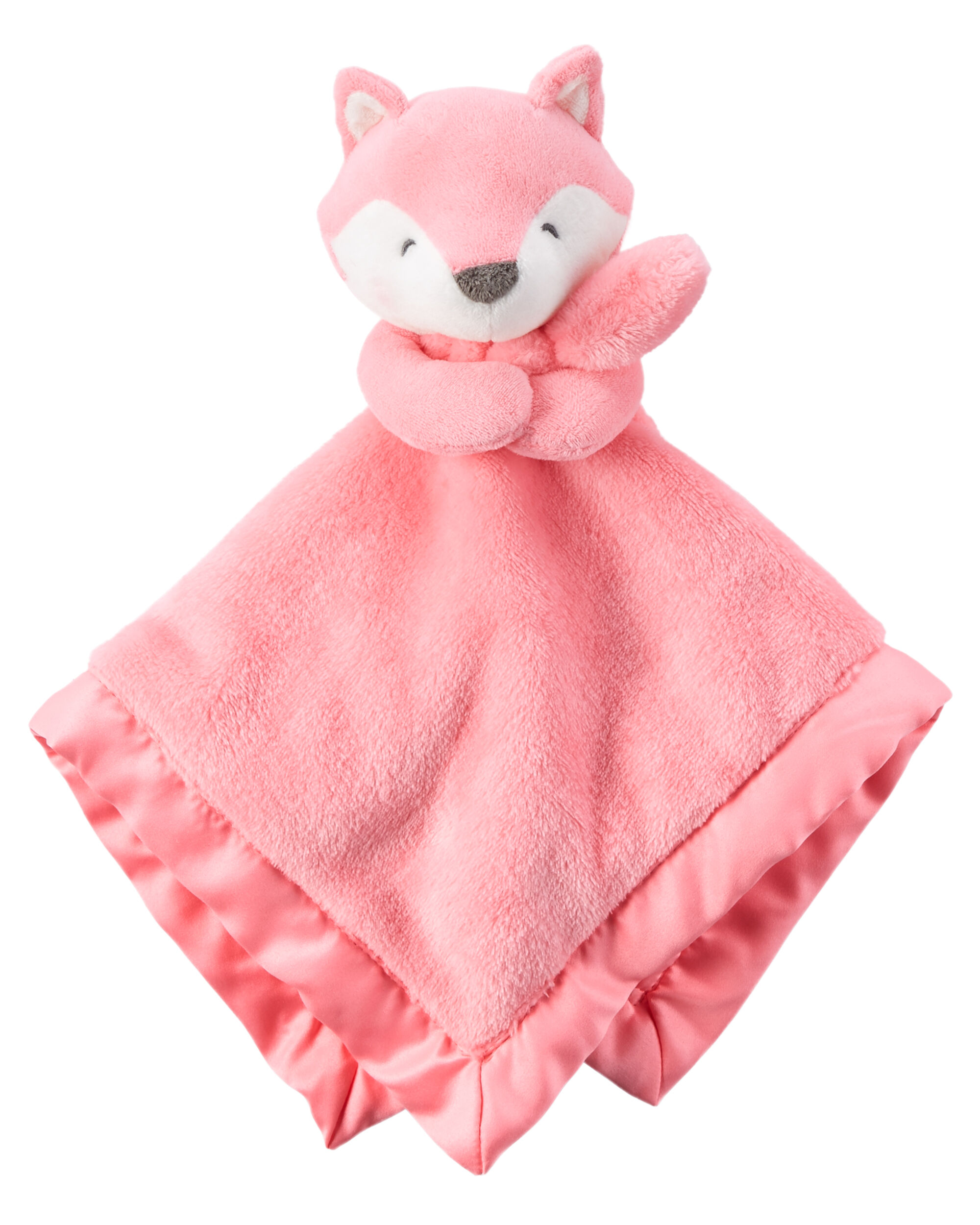 carters pink fox plush