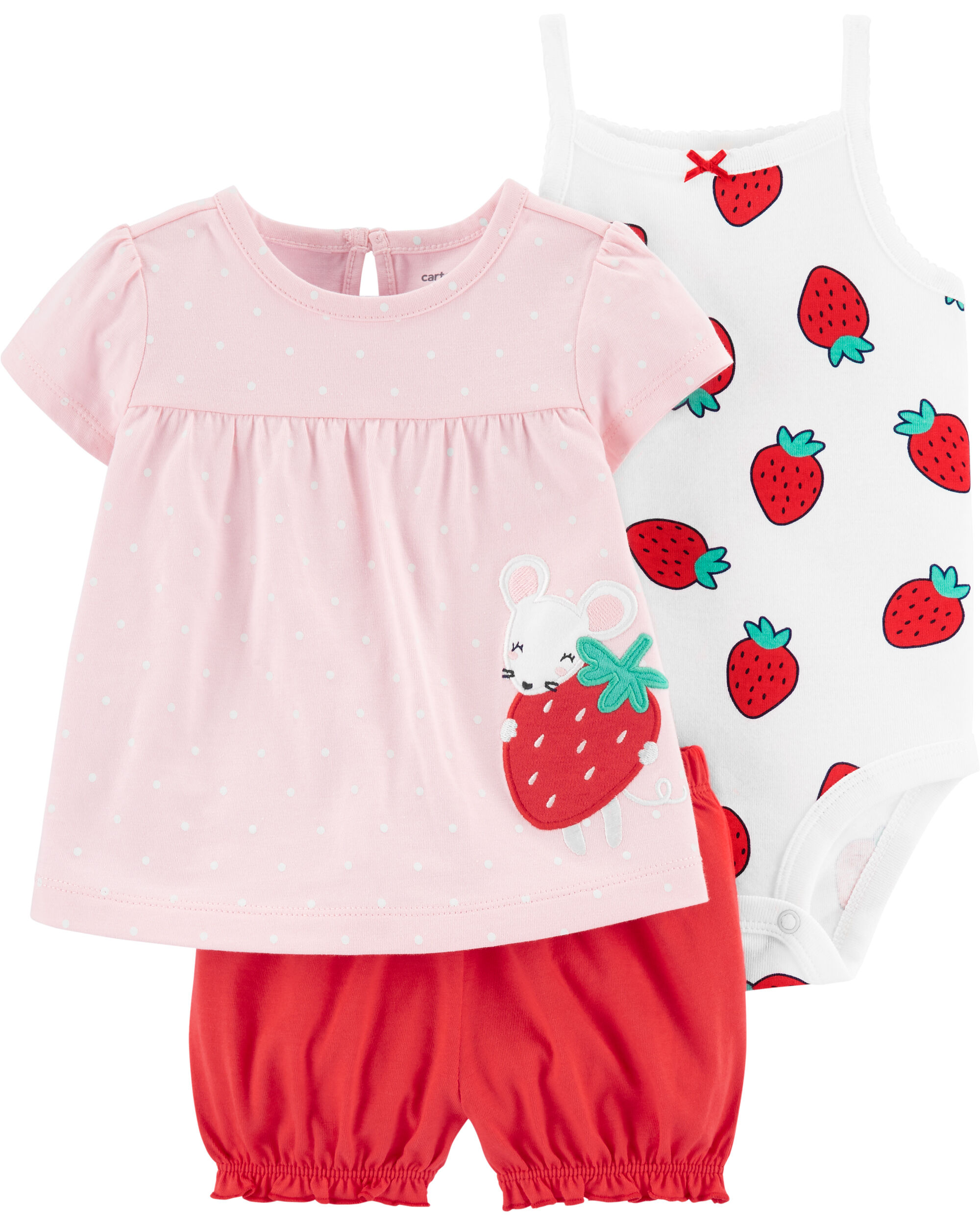 strawberry baby clothes