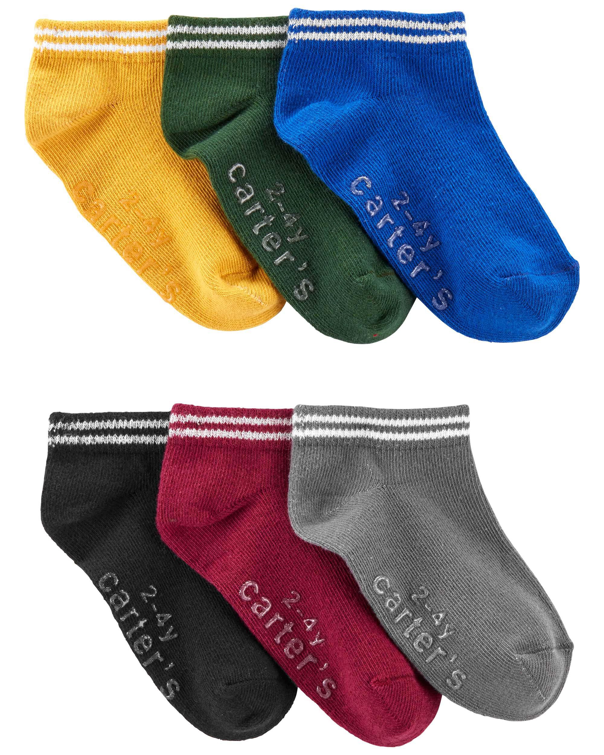 Toddler 6-Pack No-Show Socks