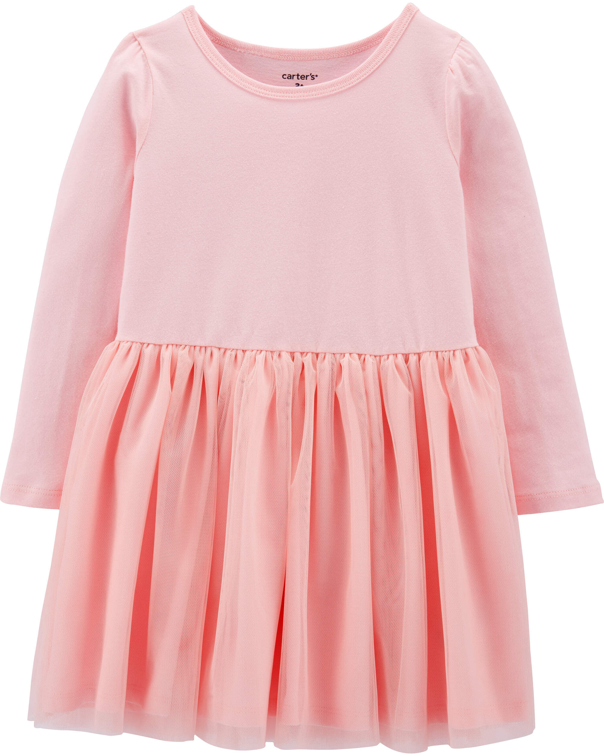 Baby Pink Tutu Jersey Dress | carters.com