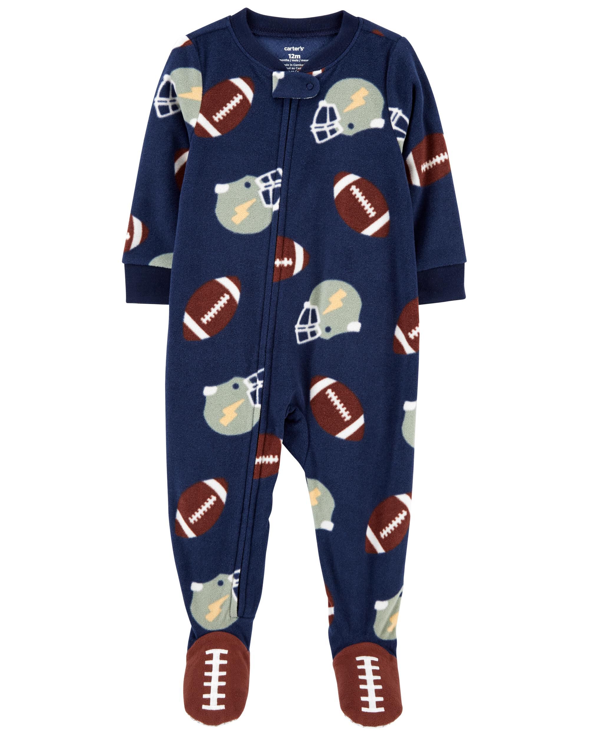 carters size 8 footed pajamas