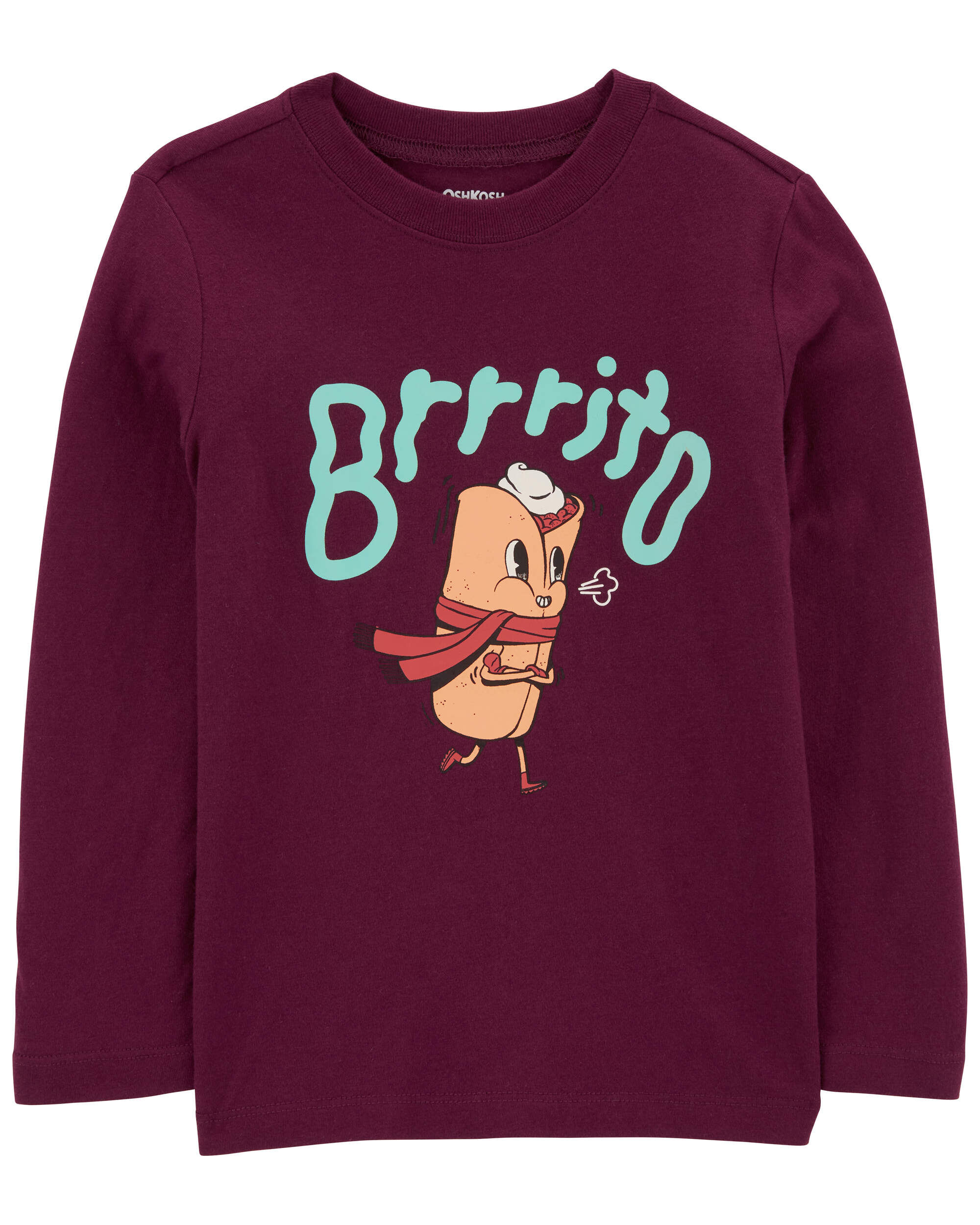 Toddler Burrito Long-Sleeve Graphic Tee