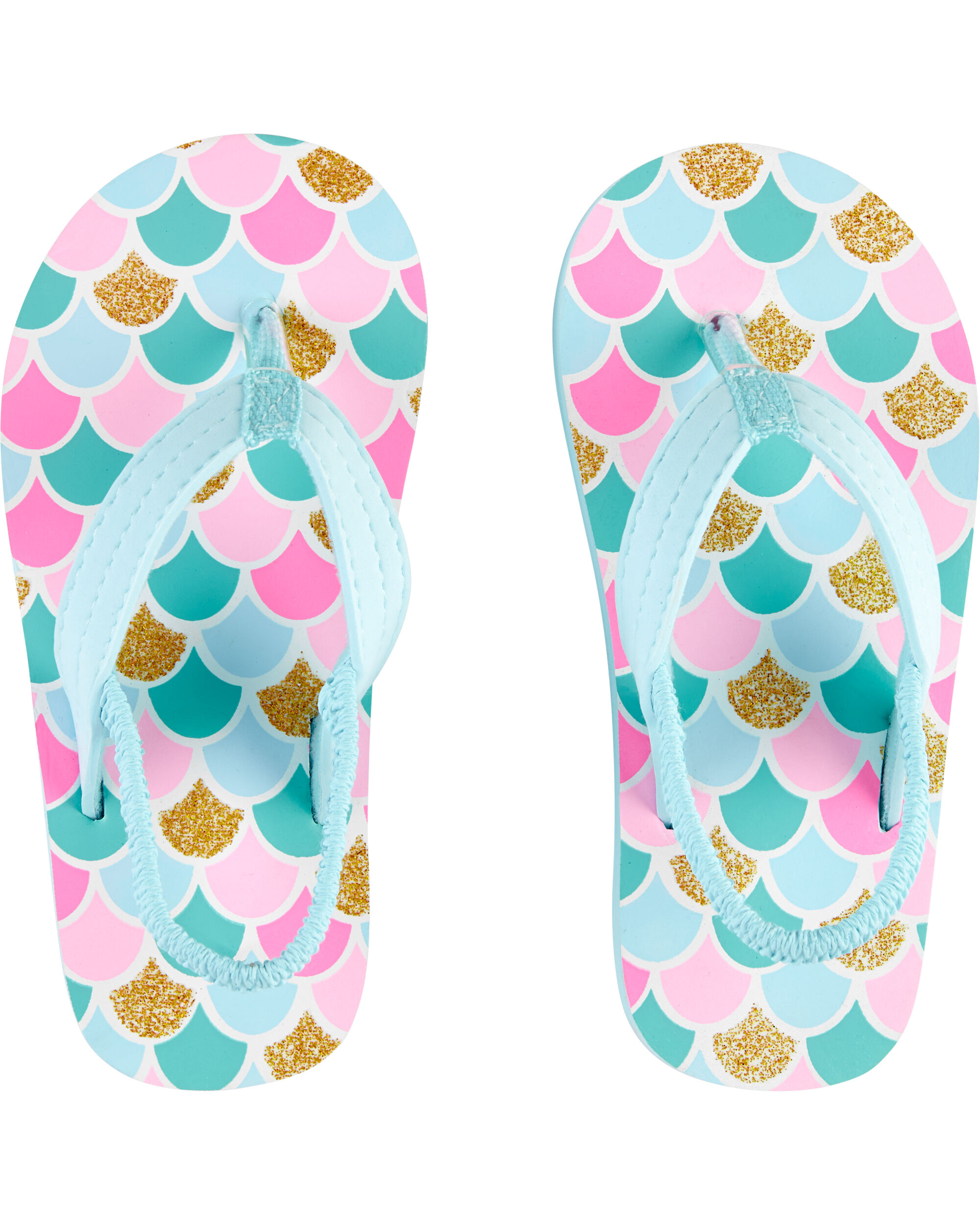 carters toddler girl flip flops