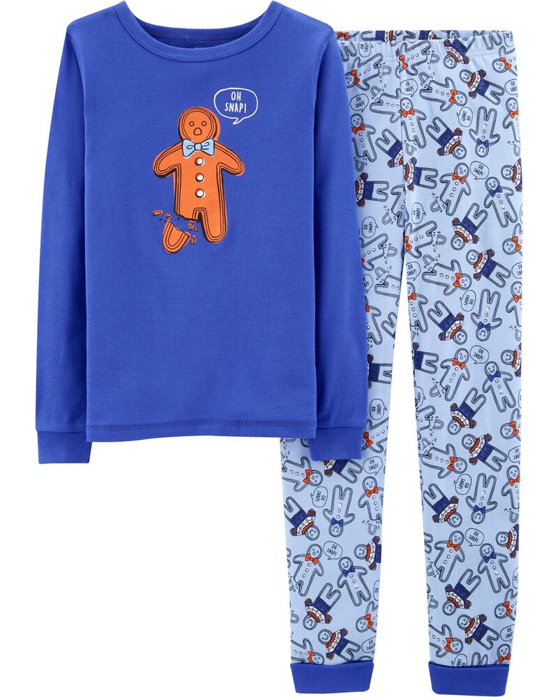 Snug Fit Gingerbread Man Cotton Pjs Carters Com