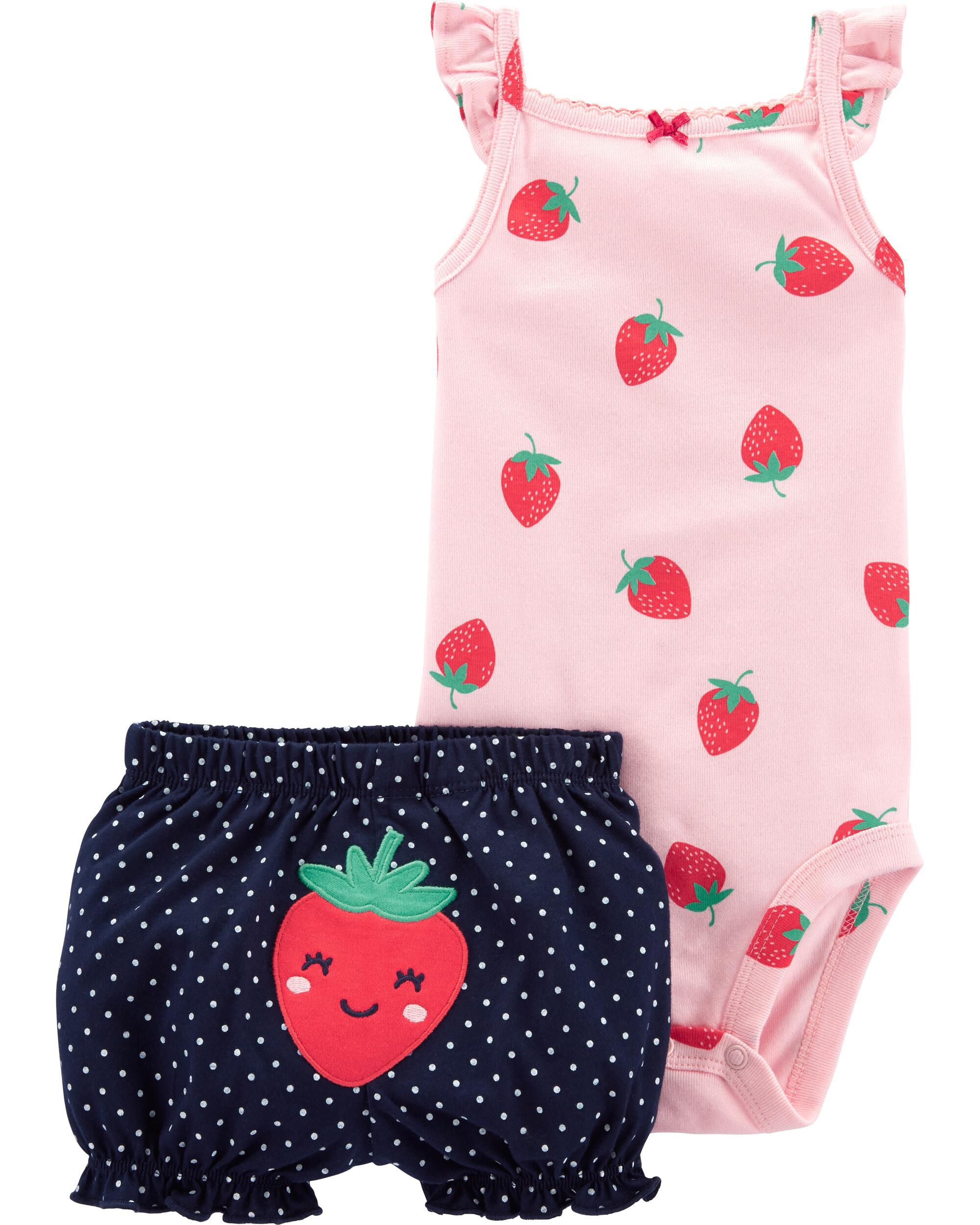 strawberry newborn outfit