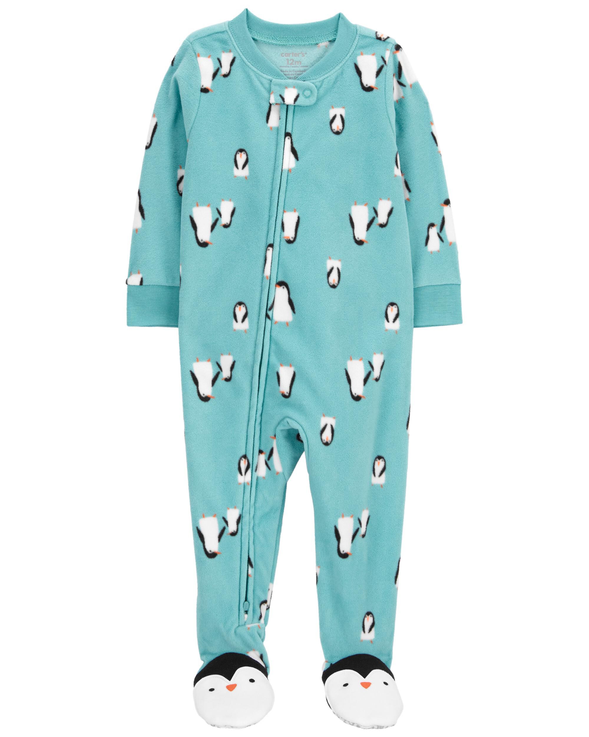 Toddler 2-Pack Fleece Footie Pajamas