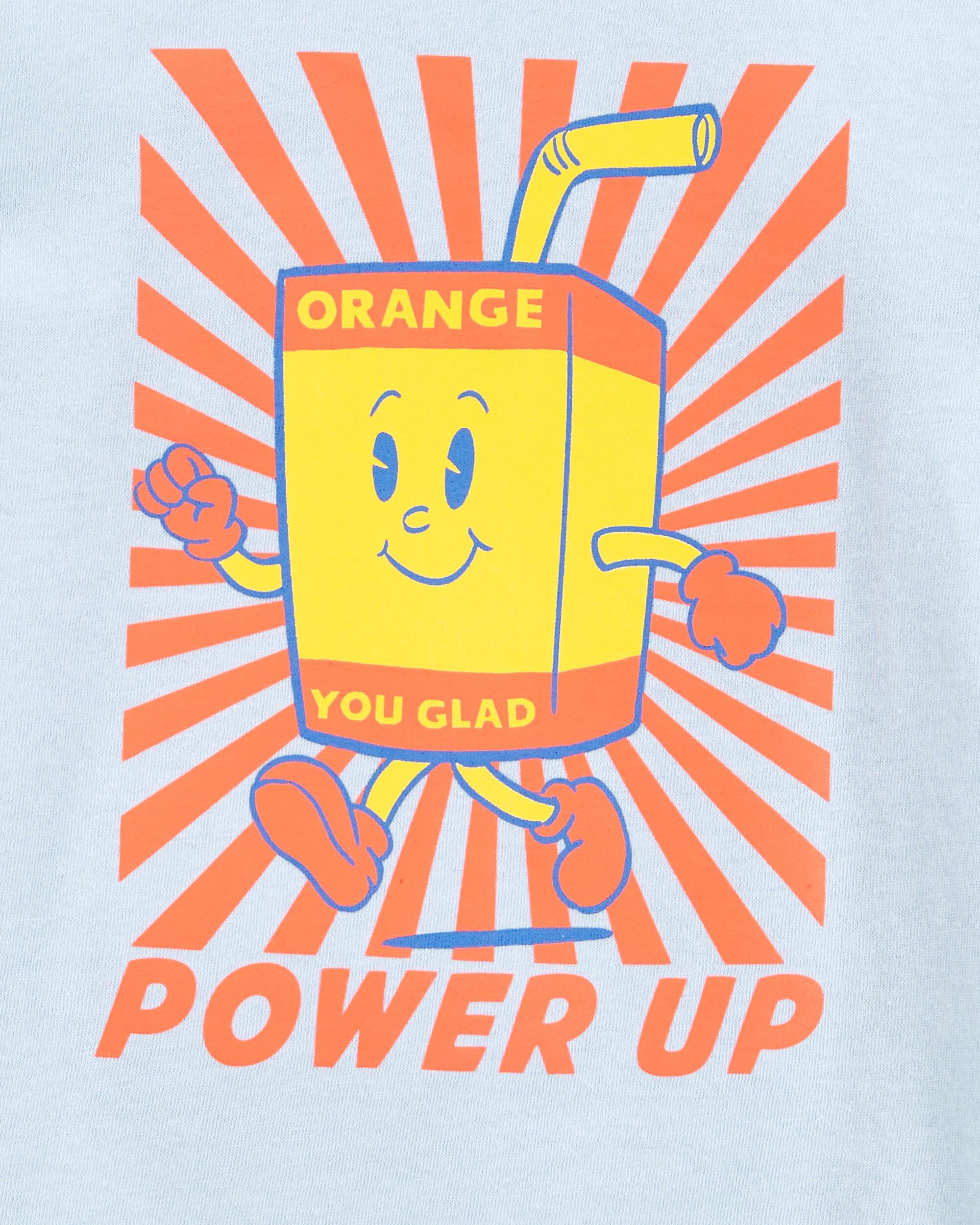 Toddler Power Up Long-Sleeve Graphic Tee - Blue