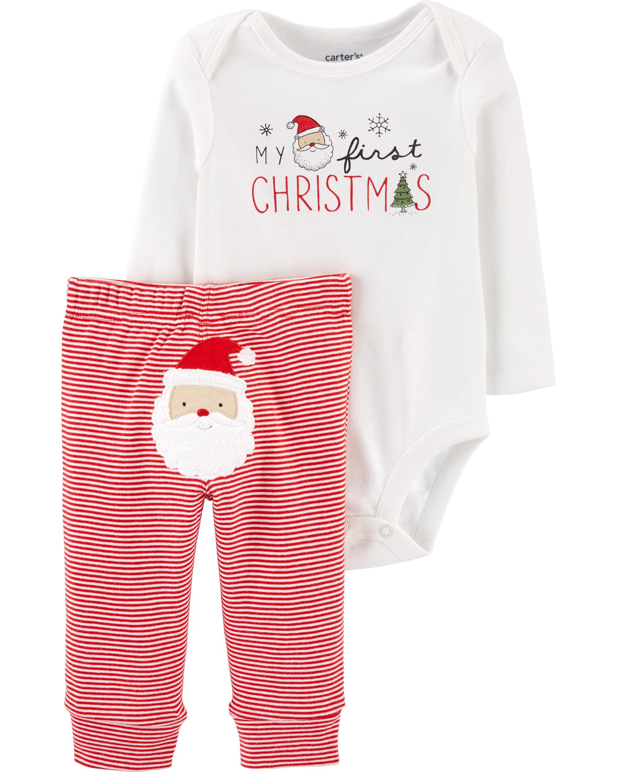 my first christmas baby clothes