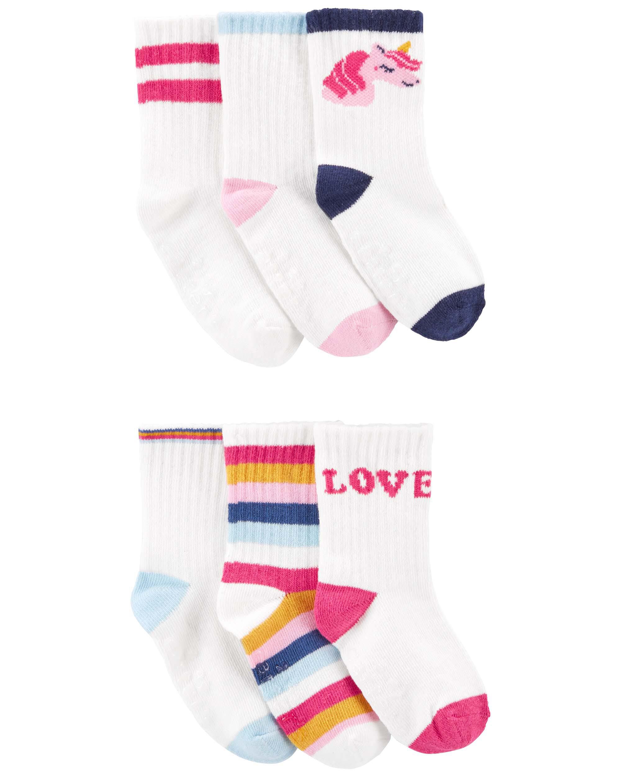 Toddler 6-Pack Crew Socks