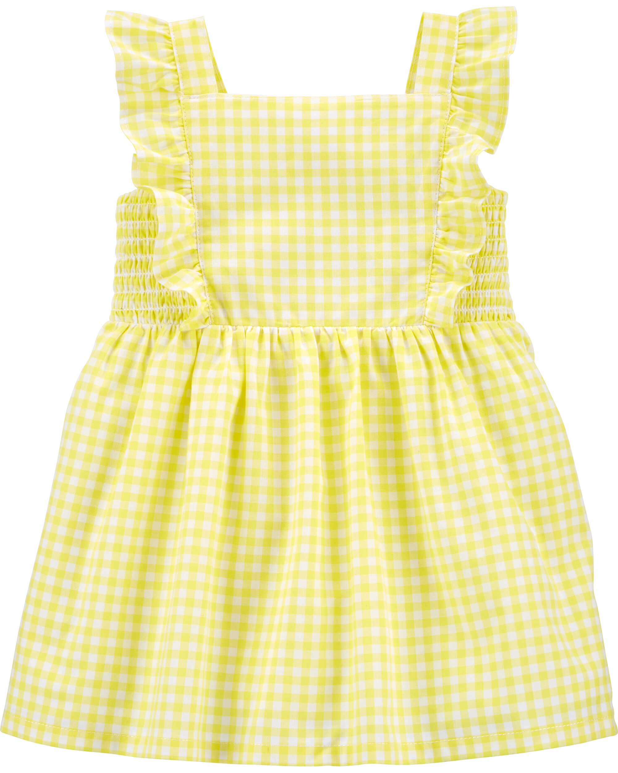 gingham baby clothes