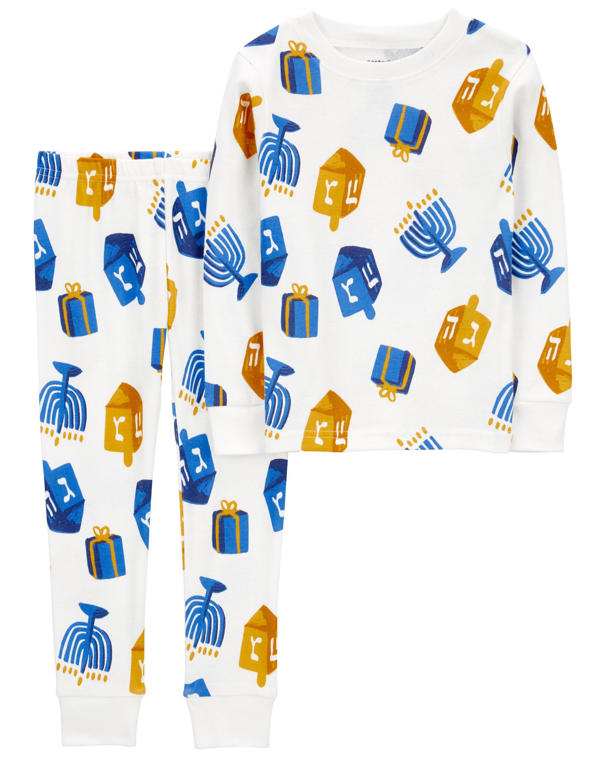 Toddler 2-Piece Hanukkah 100% Snug Fit Cotton Pajamas