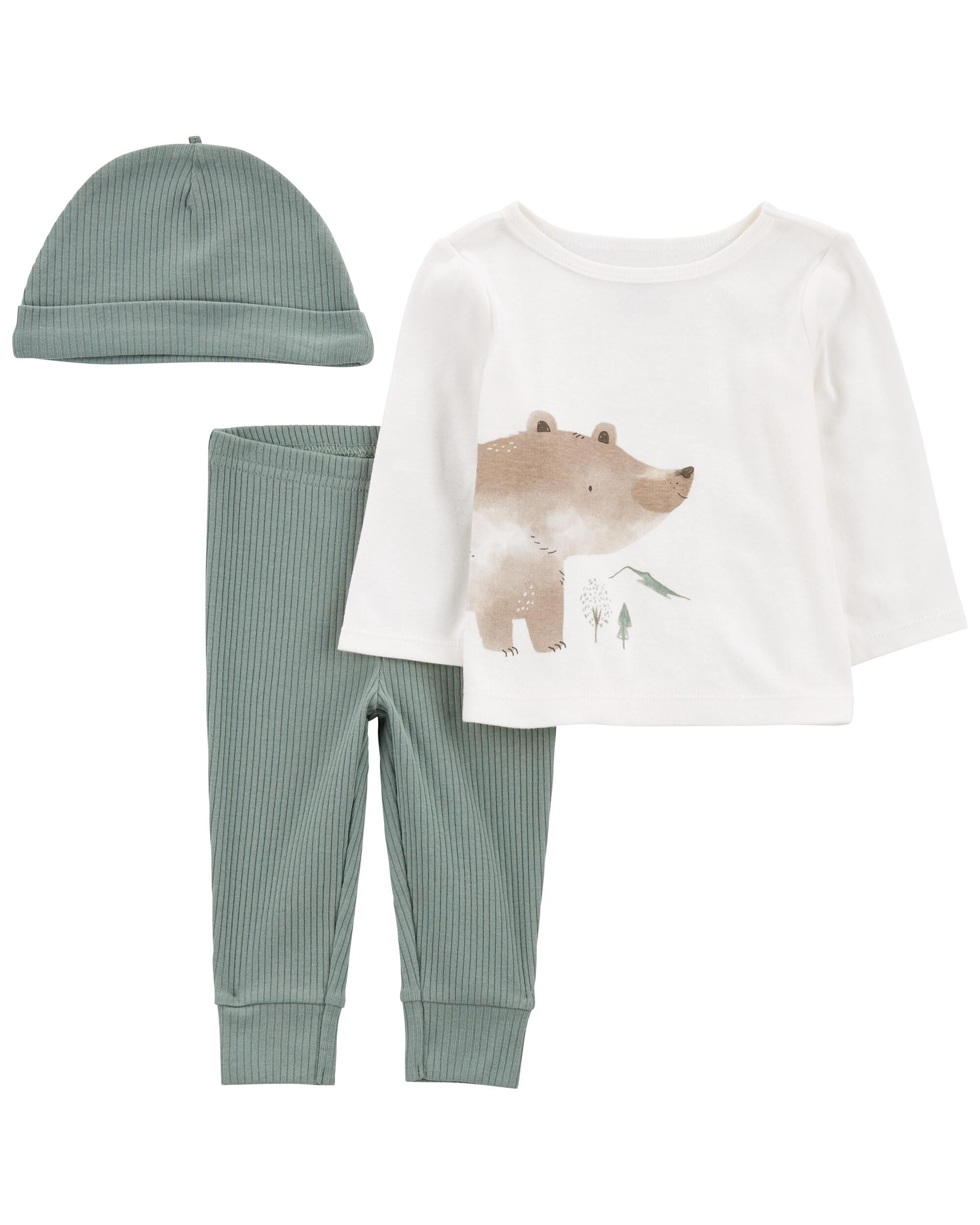 Baby 3-Piece Bear Little Outfit Set