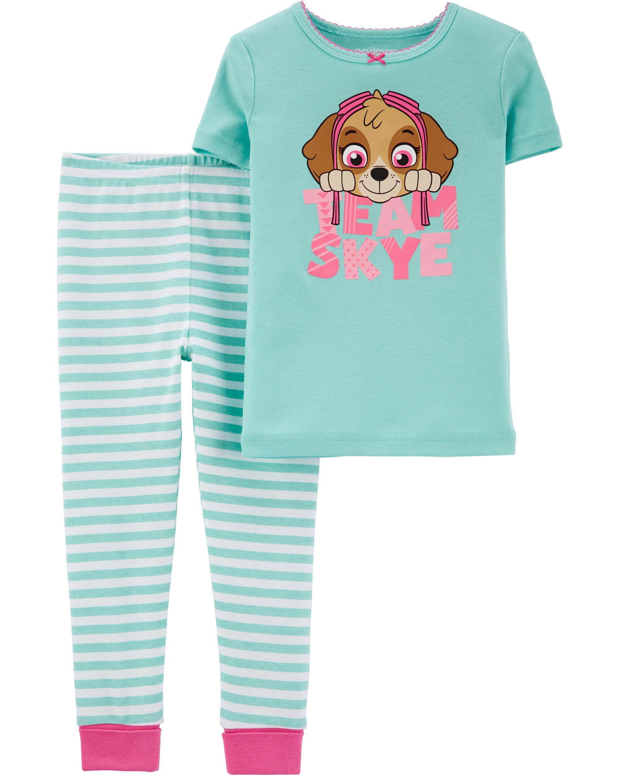 paw patrol baby pajamas