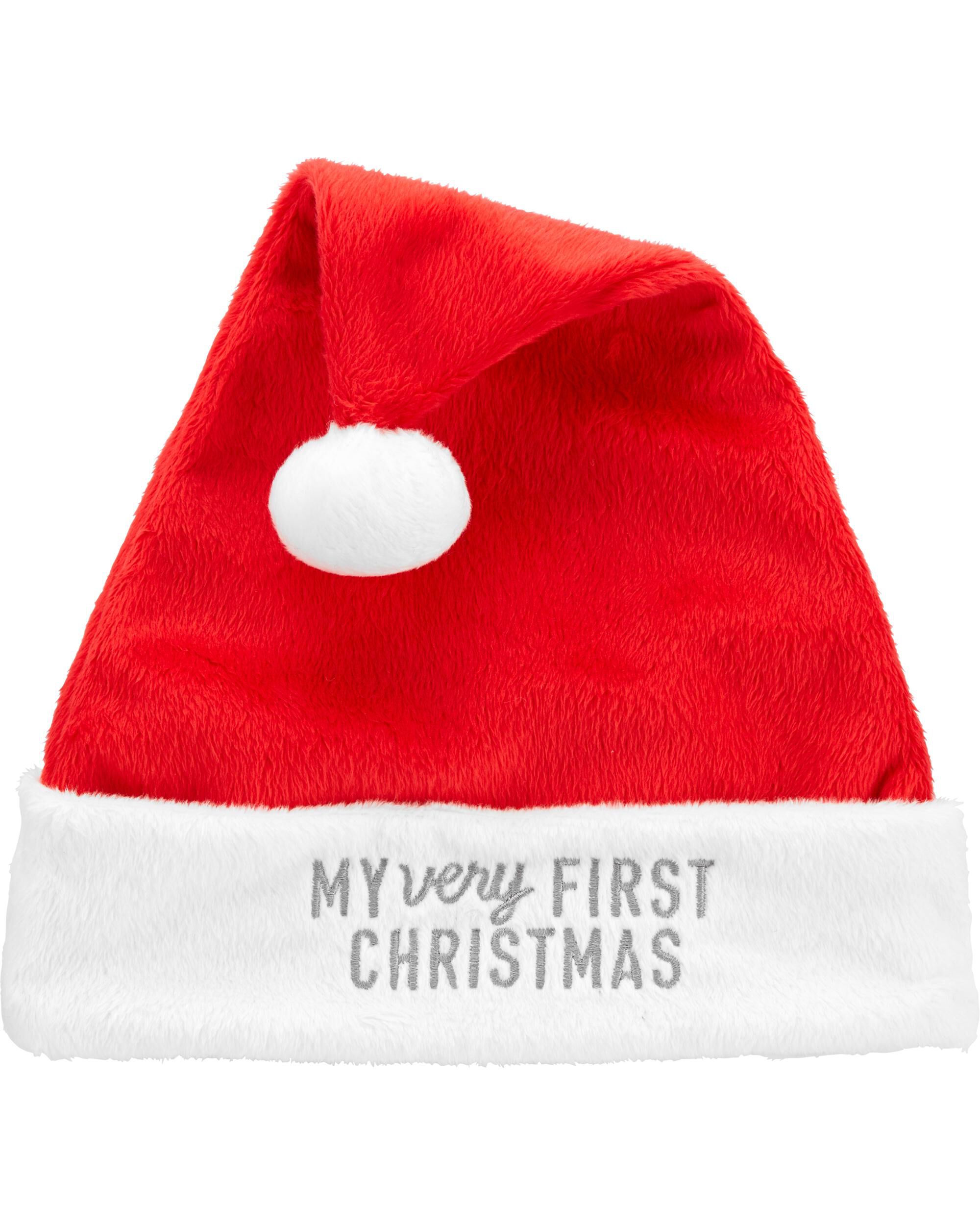 my very first christmas santa hat