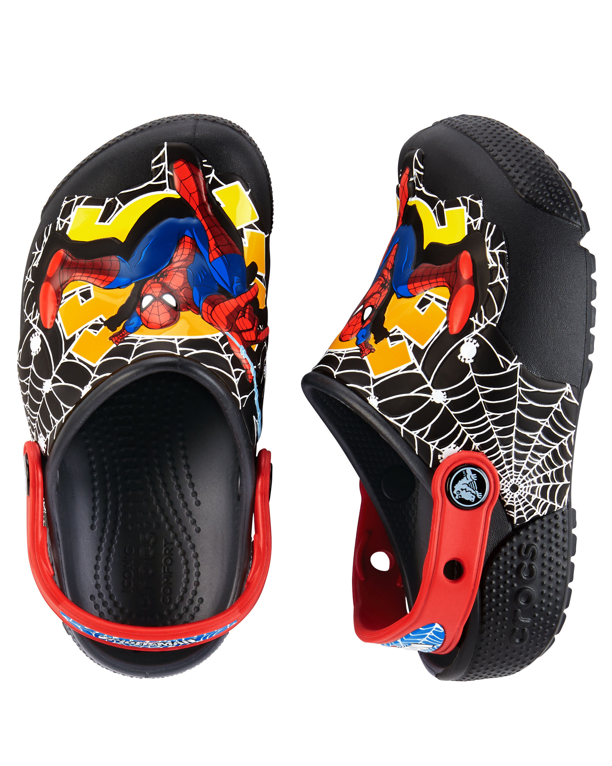 crocs spiderman