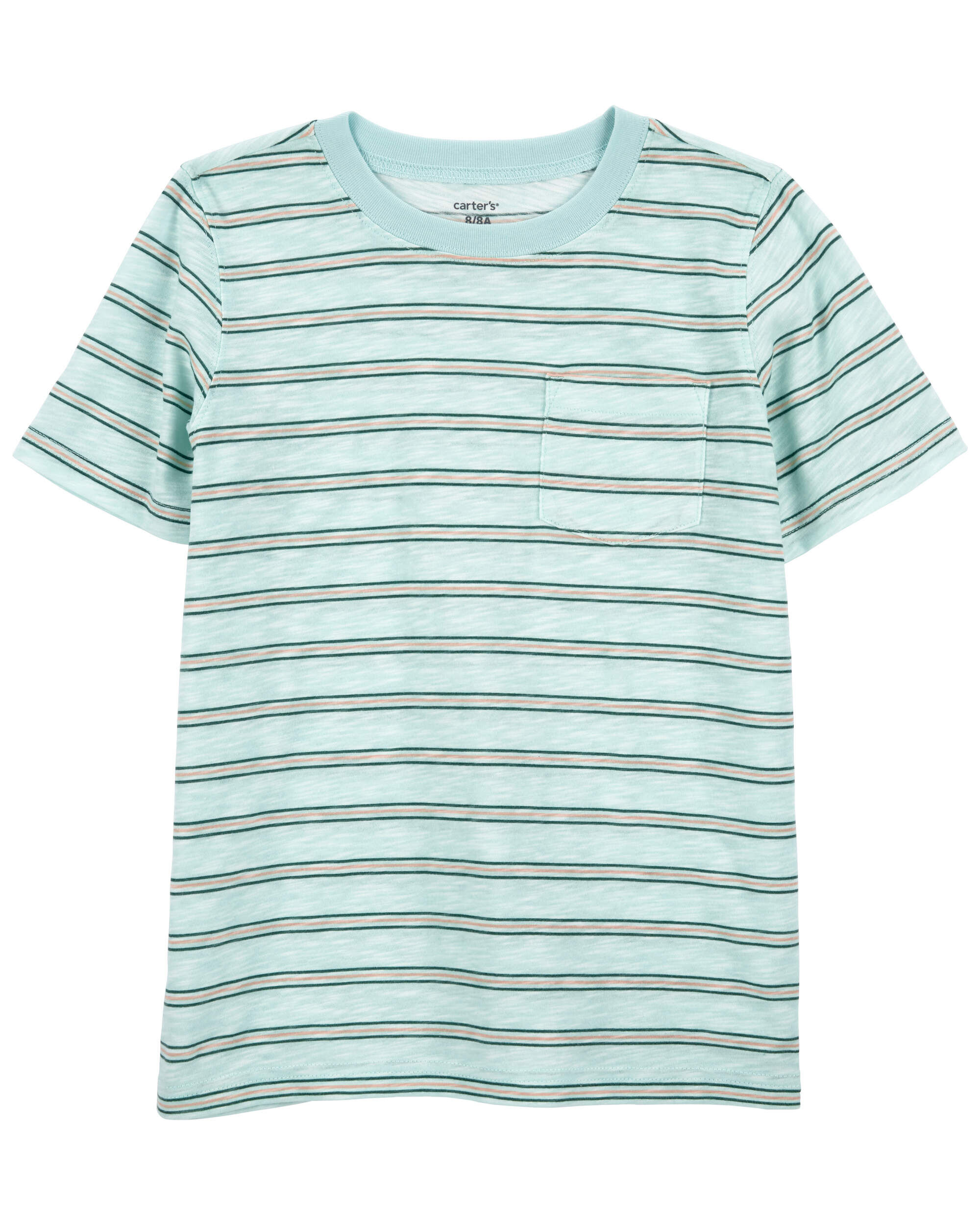 Kid Striped Pocket Tee