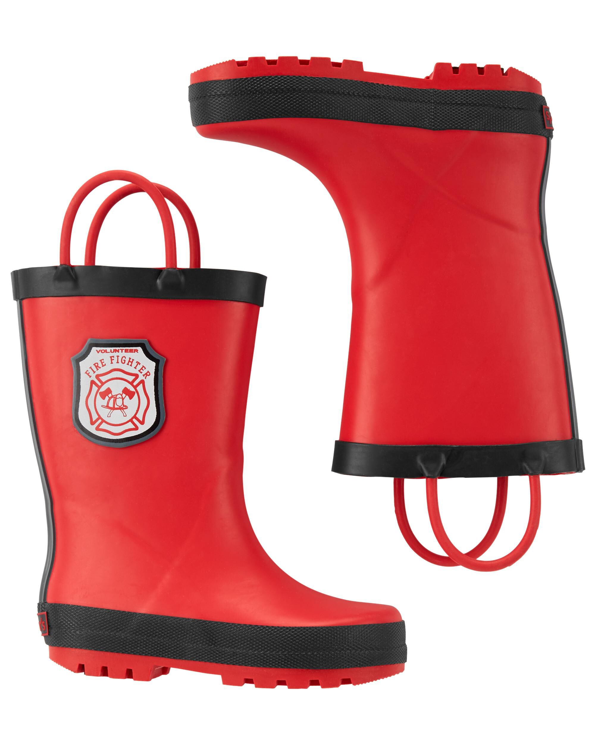 carter's fireman rain boots