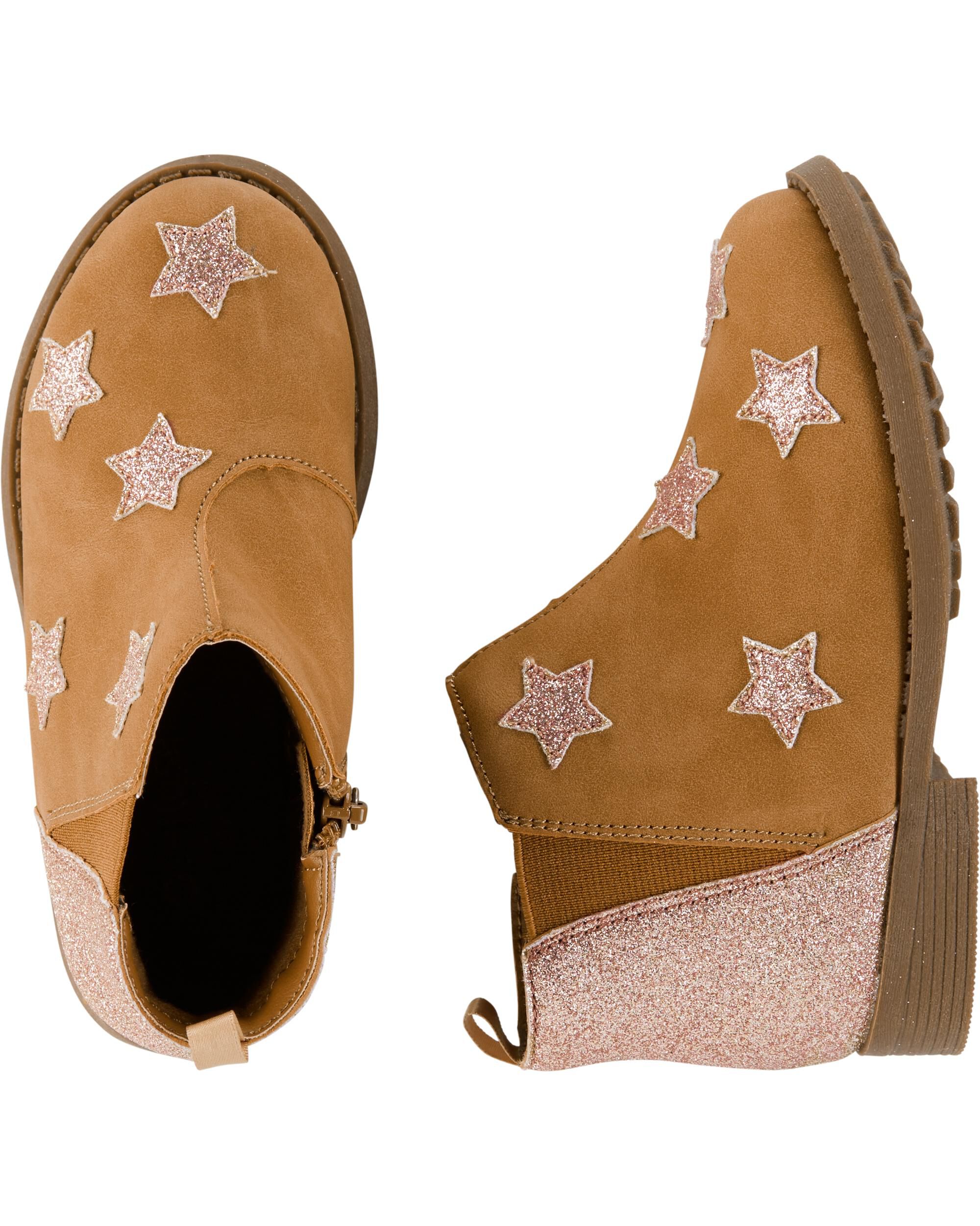 OshKosh Glitter Star Ankle Boots 