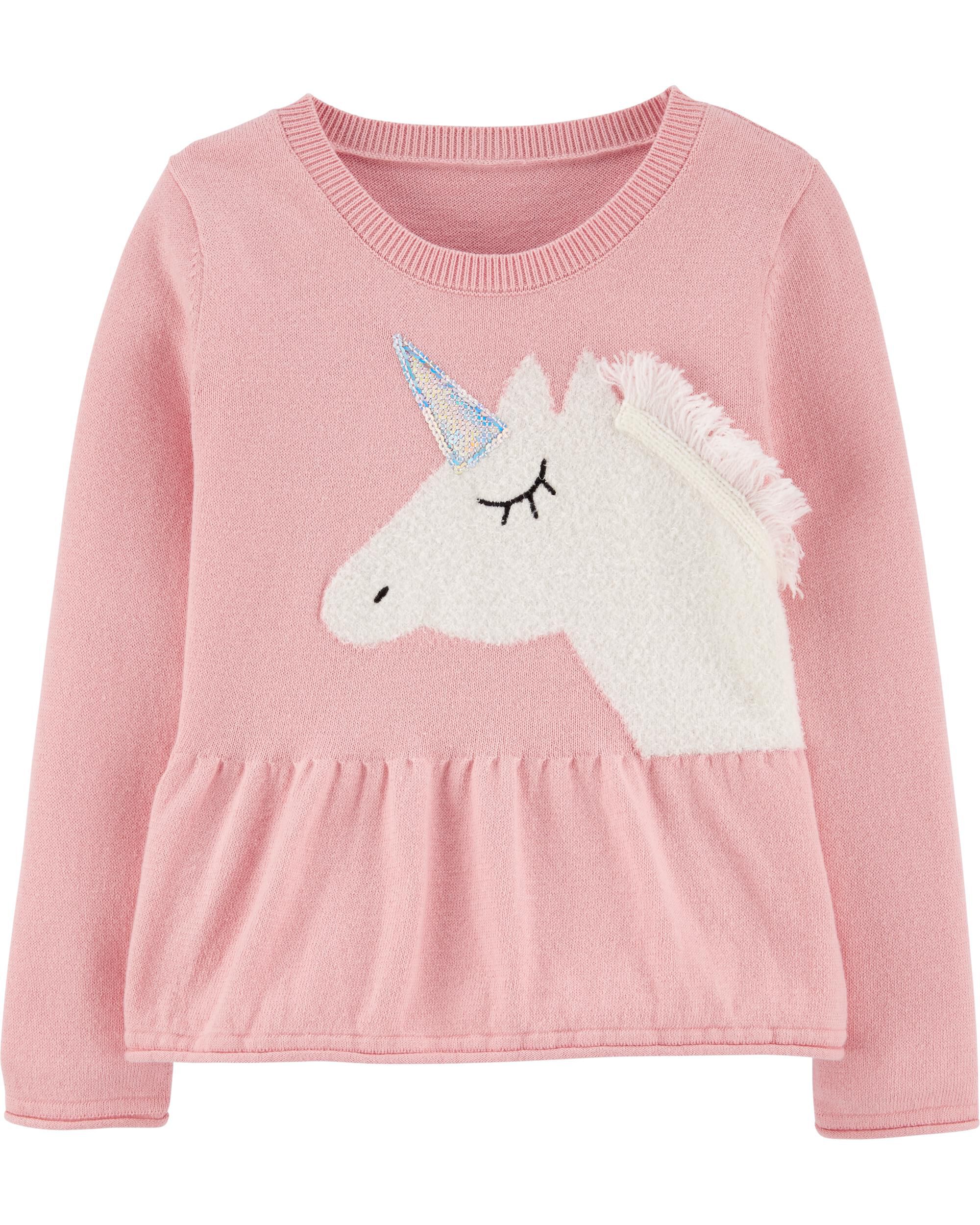 carter's unicorn sweater
