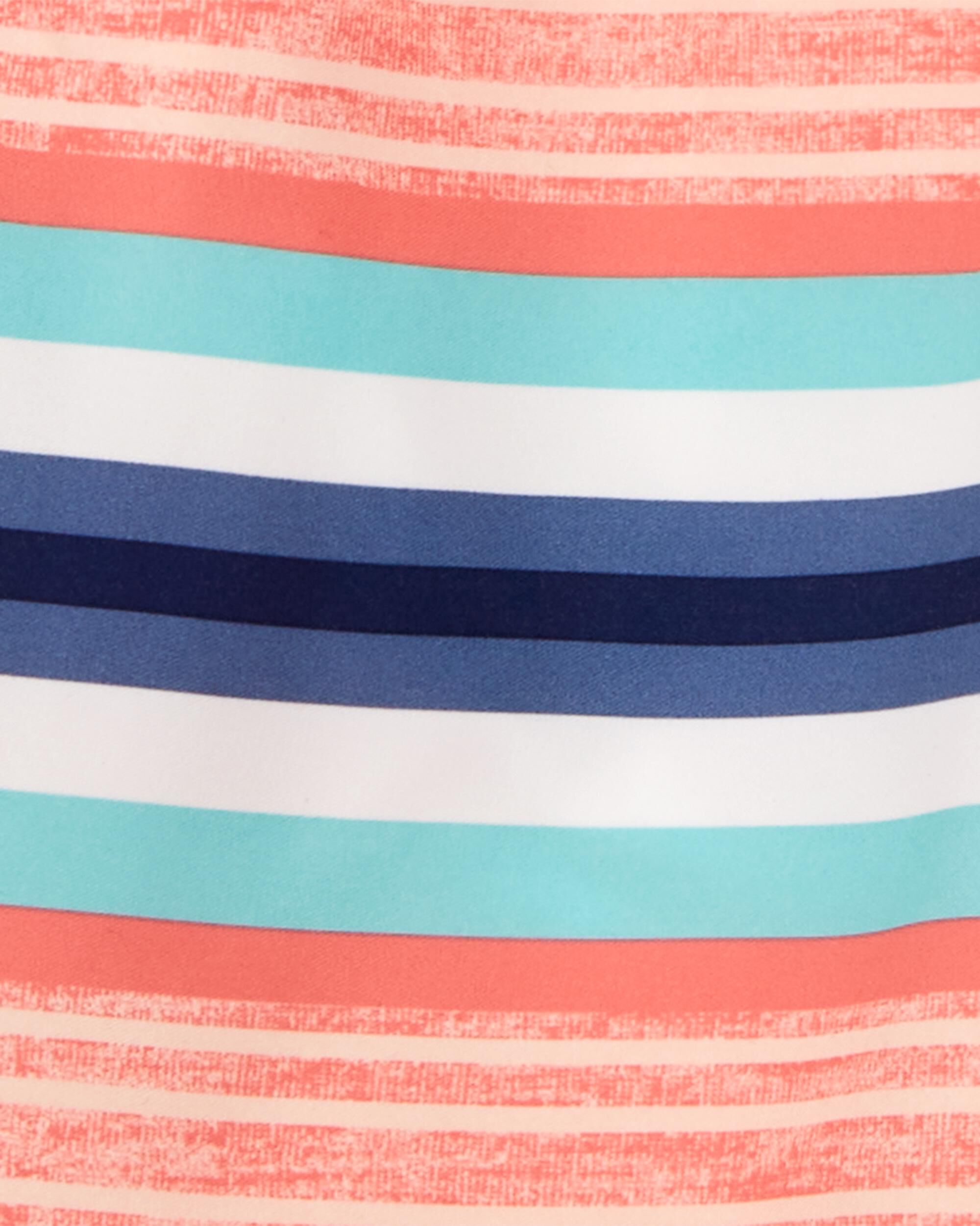 Kid Striped Swim Trunks