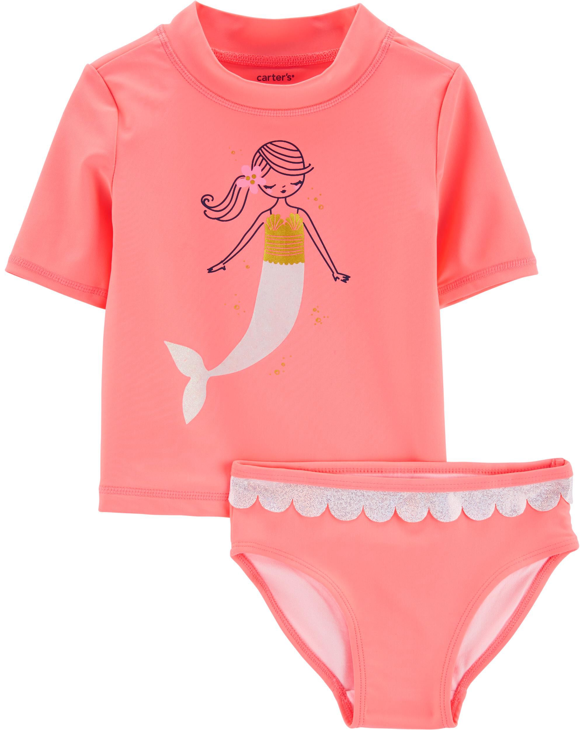 carters baby girl bathing suits