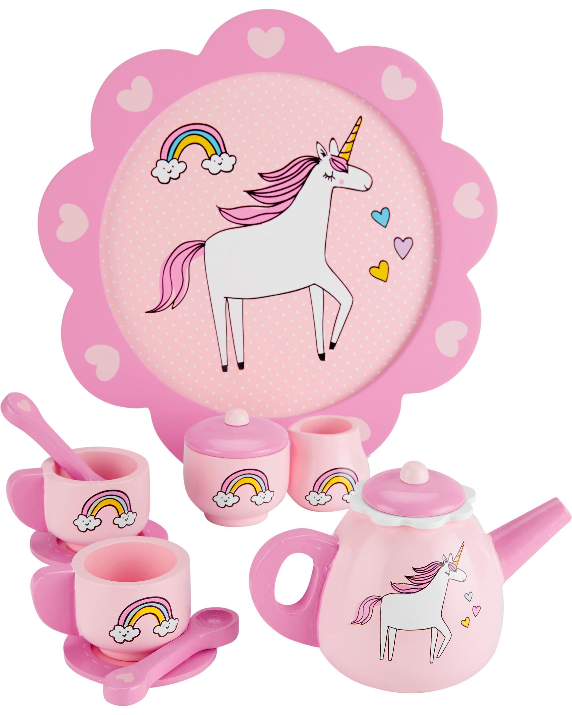 unicorn play tea set