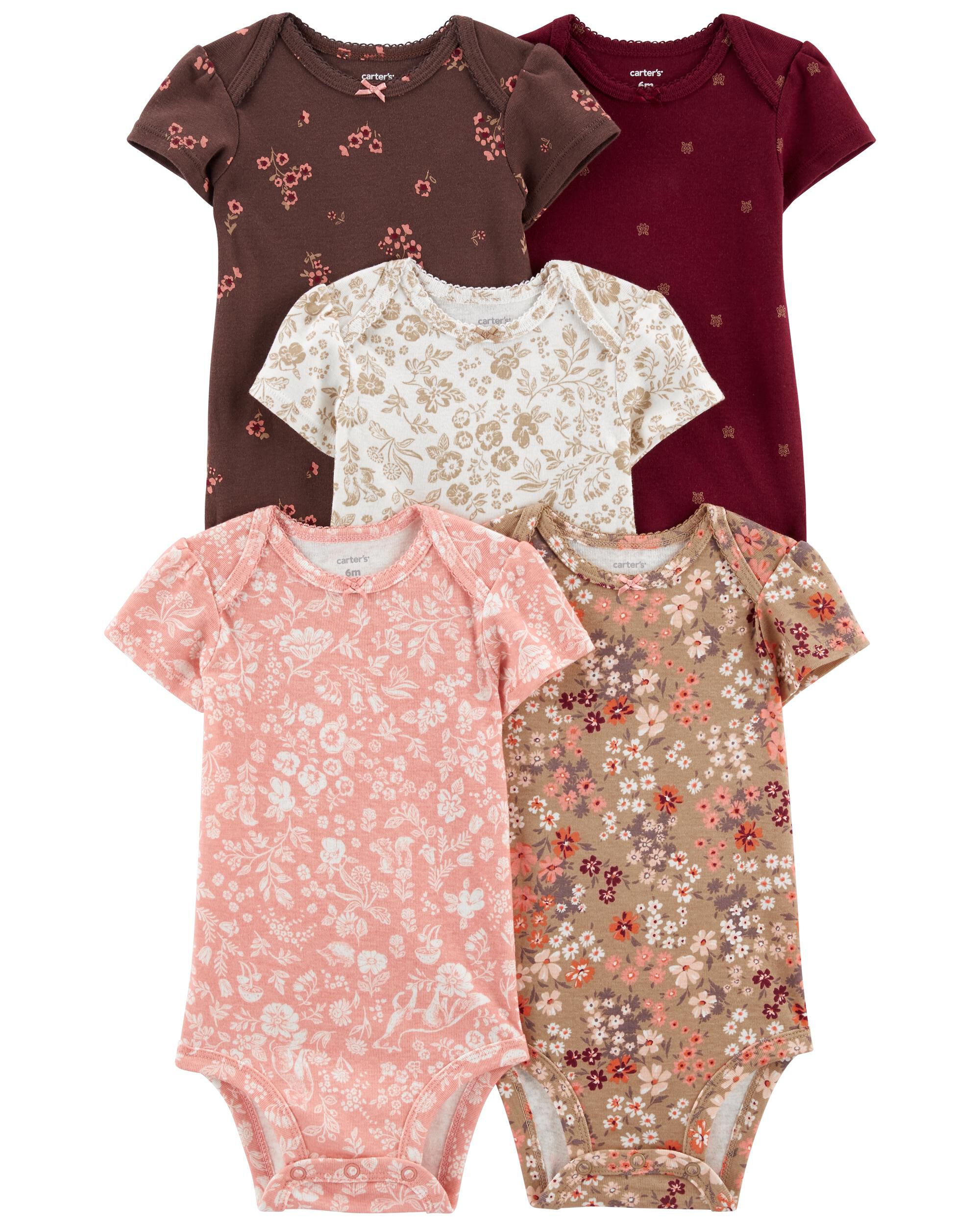 Baby 5-Pack Short-Sleeve Bodysuits