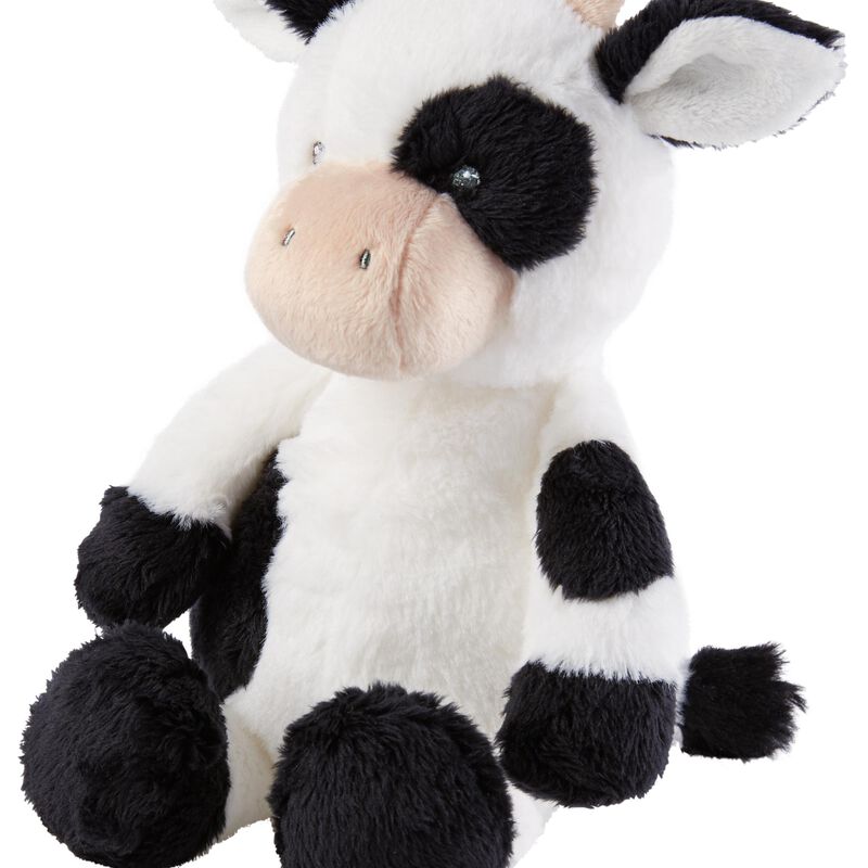 stuffed black cow