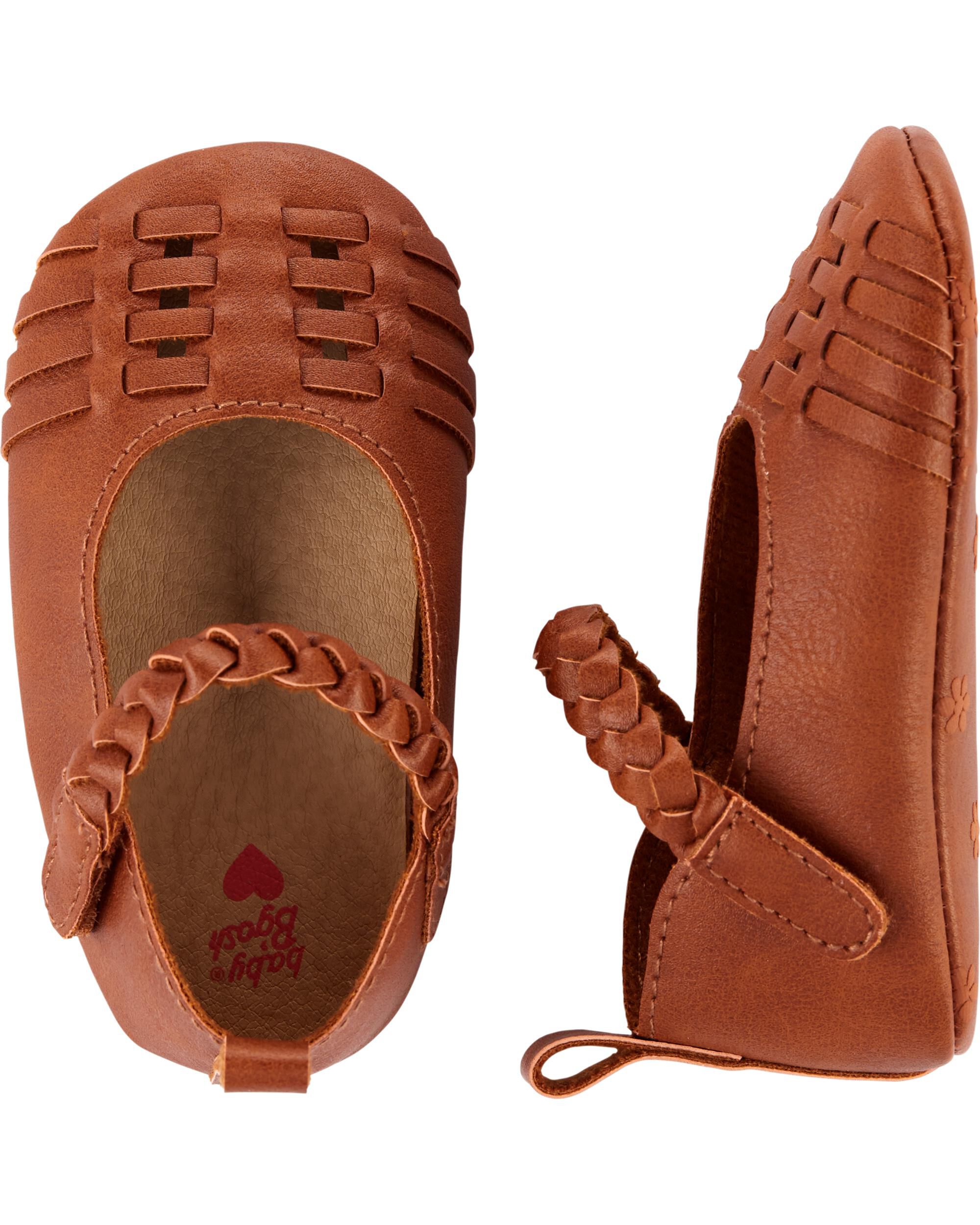 carter's moccasin crib shoes