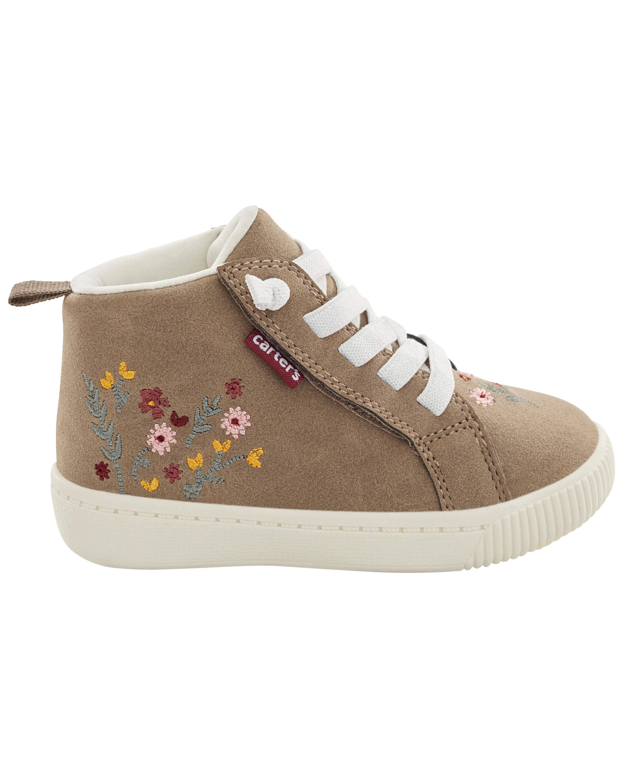 Toddler Floral High-Top Sneakers