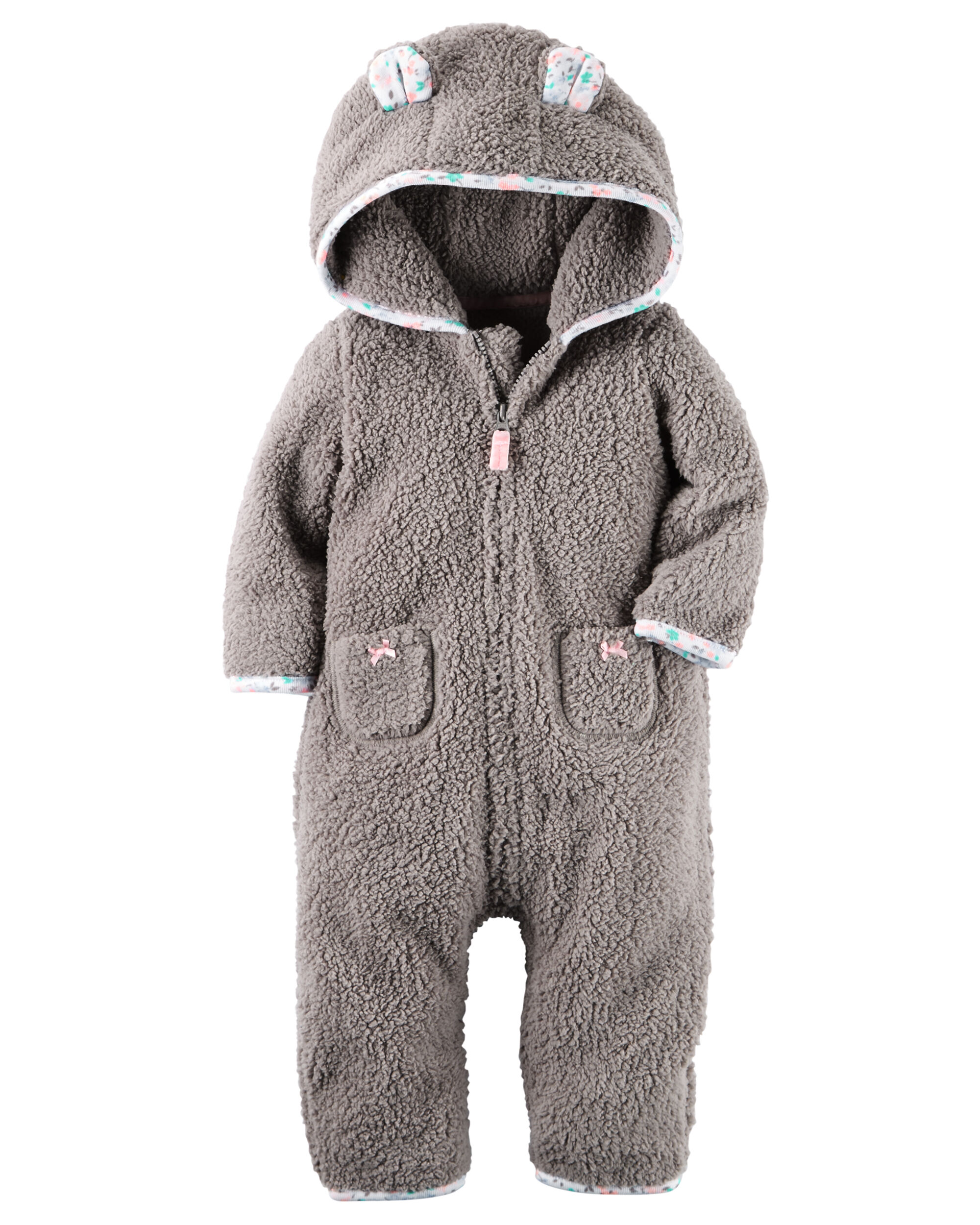 Hooded Sherpa Jumpsuit | Carters.com