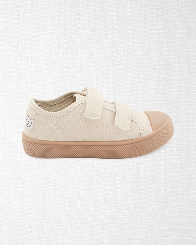 Ivory Toddler Recycled Canvas Slip-On Sneaker | carters.com