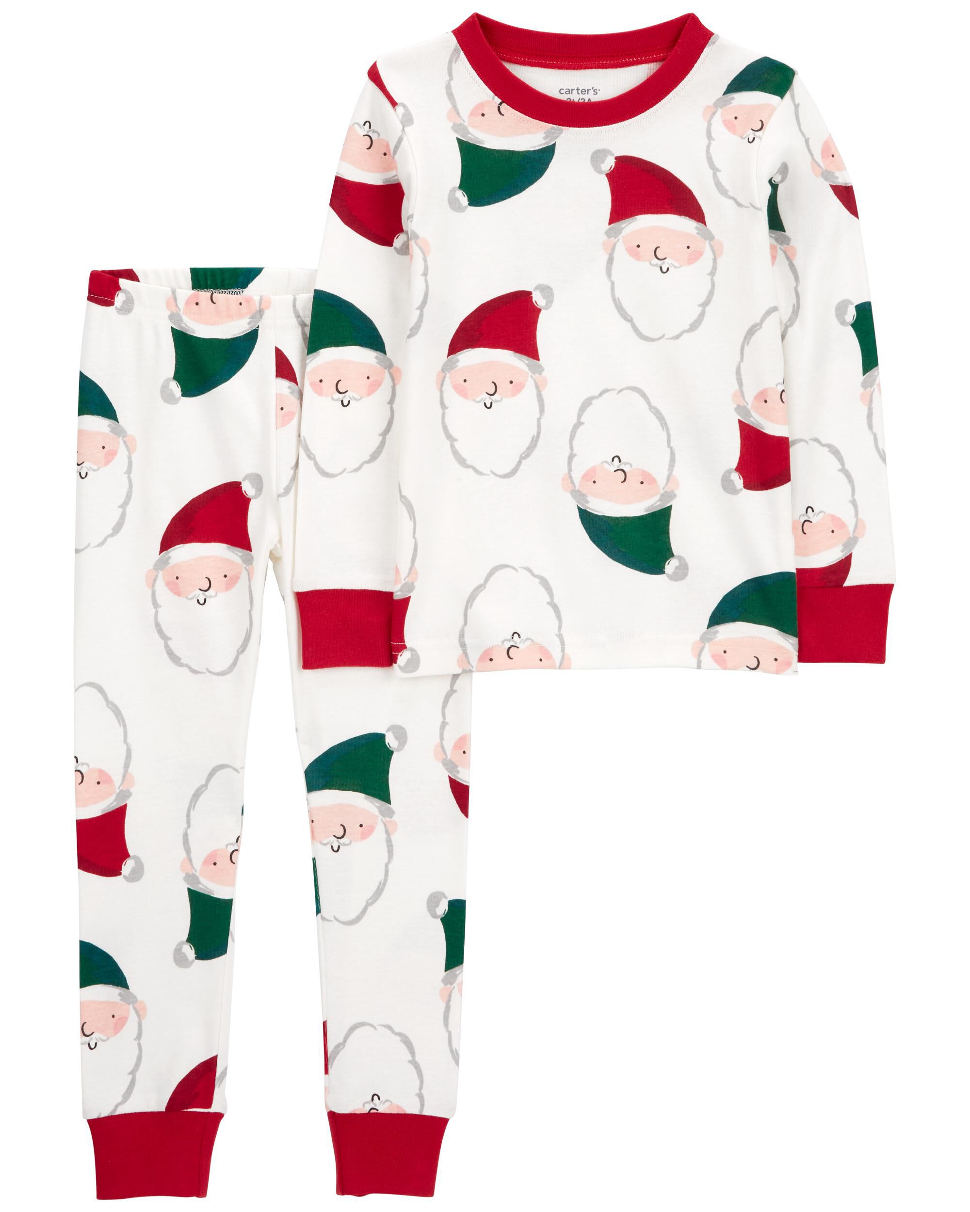 Toddler 2-Piece Santa 100% Snug Fit Cotton Pajamas