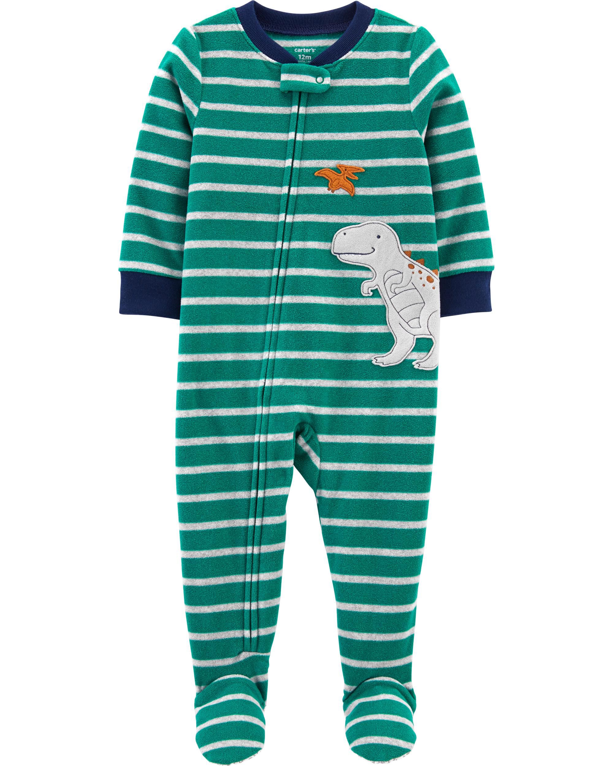 carters baby boy fleece pajamas